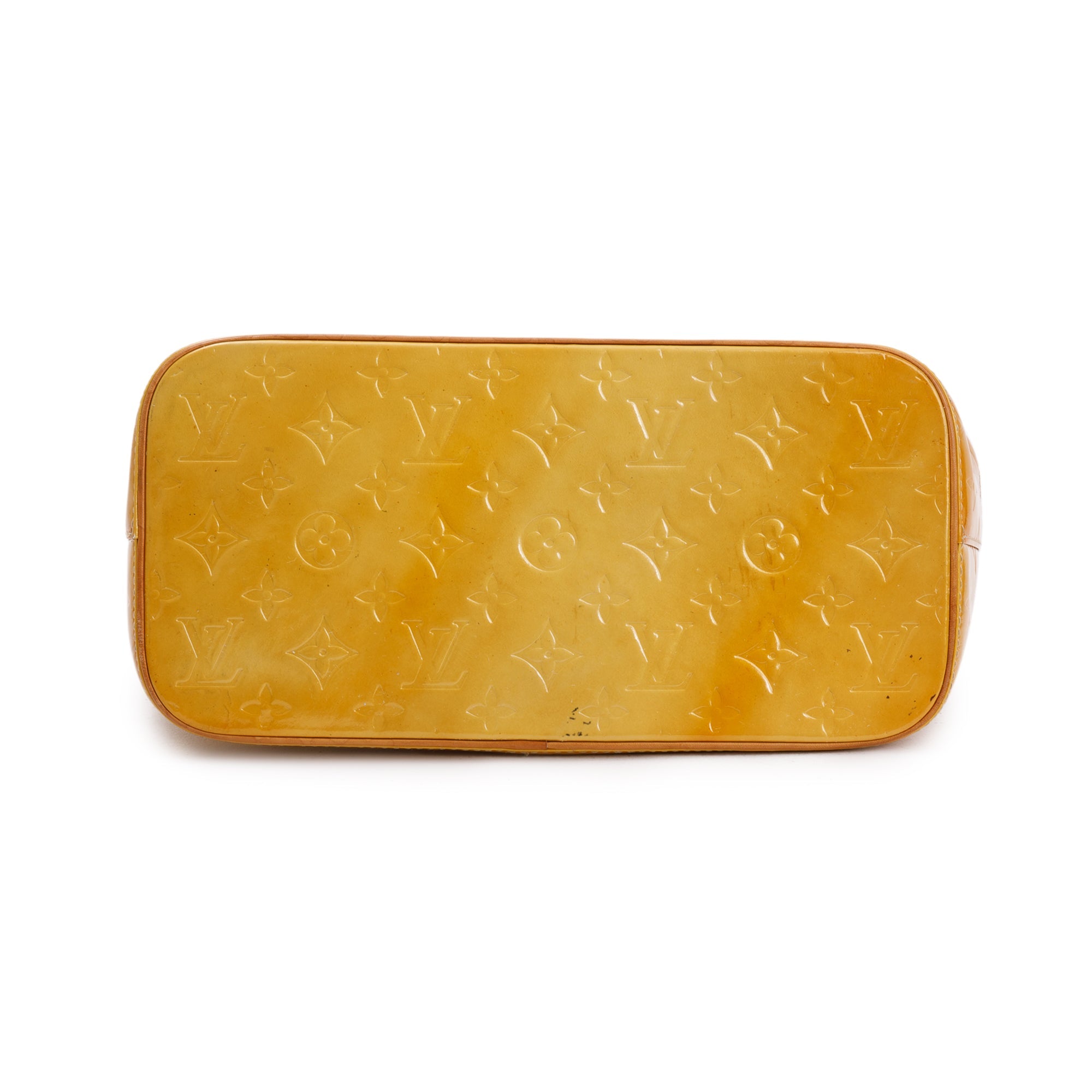 Louis Vuitton Yellow Monogram Vernis Houston Tote