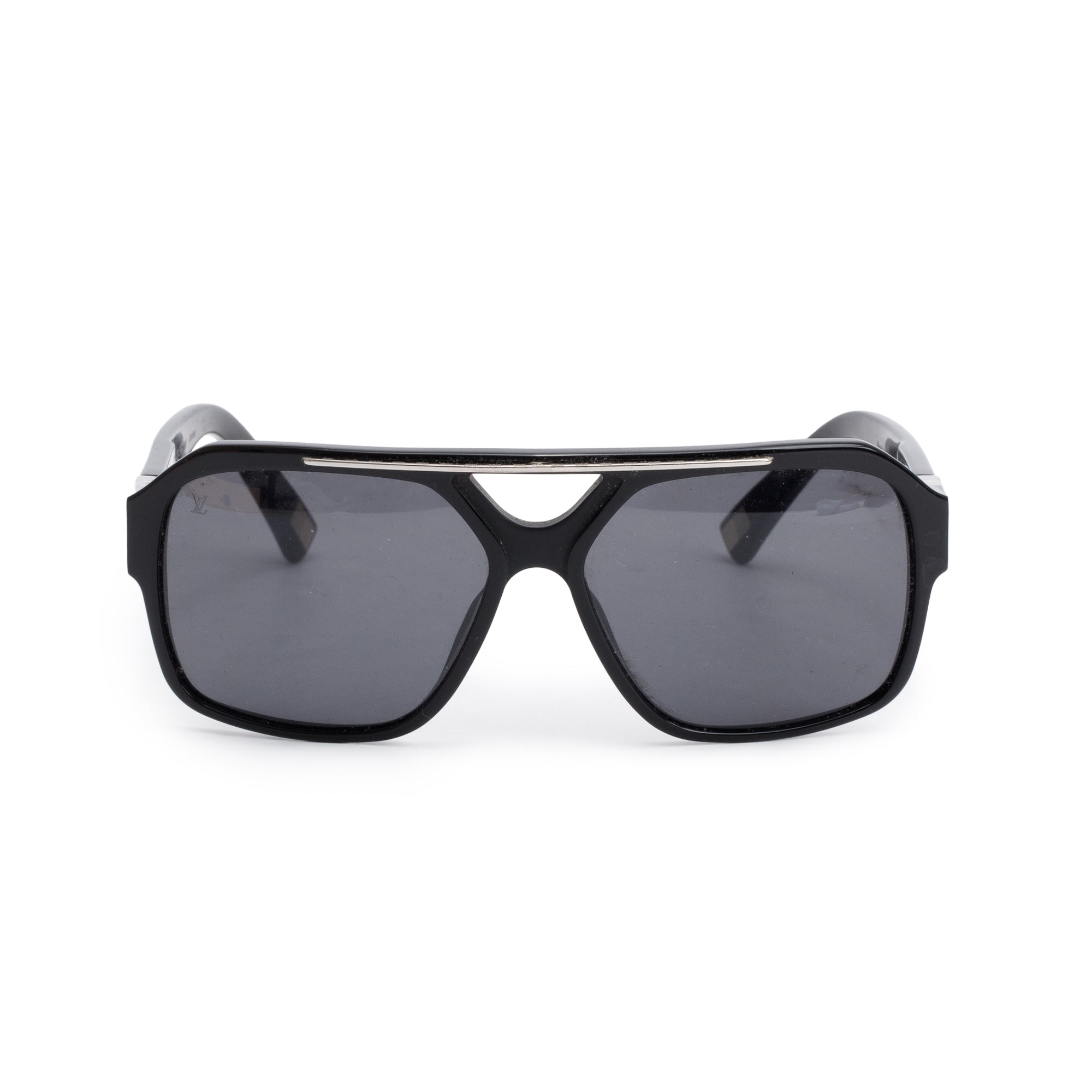 Louis Vuitton Z0271W Black Acetate Square Sunglasses w/ Box & Case