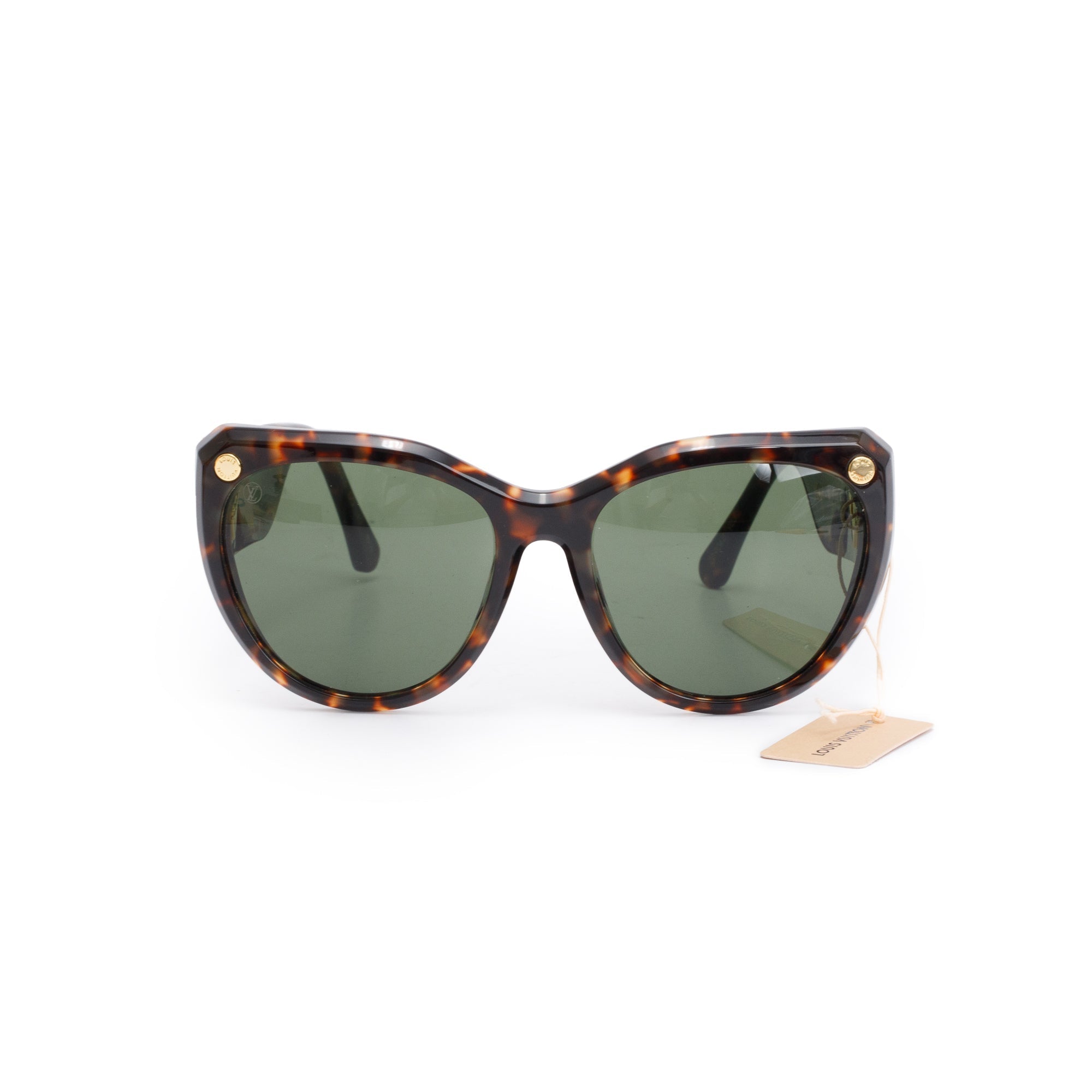 Louis Vuitton Z0904E Brown Tortoise Acetate My Fair Lady Sunglasses w/ Box & Case