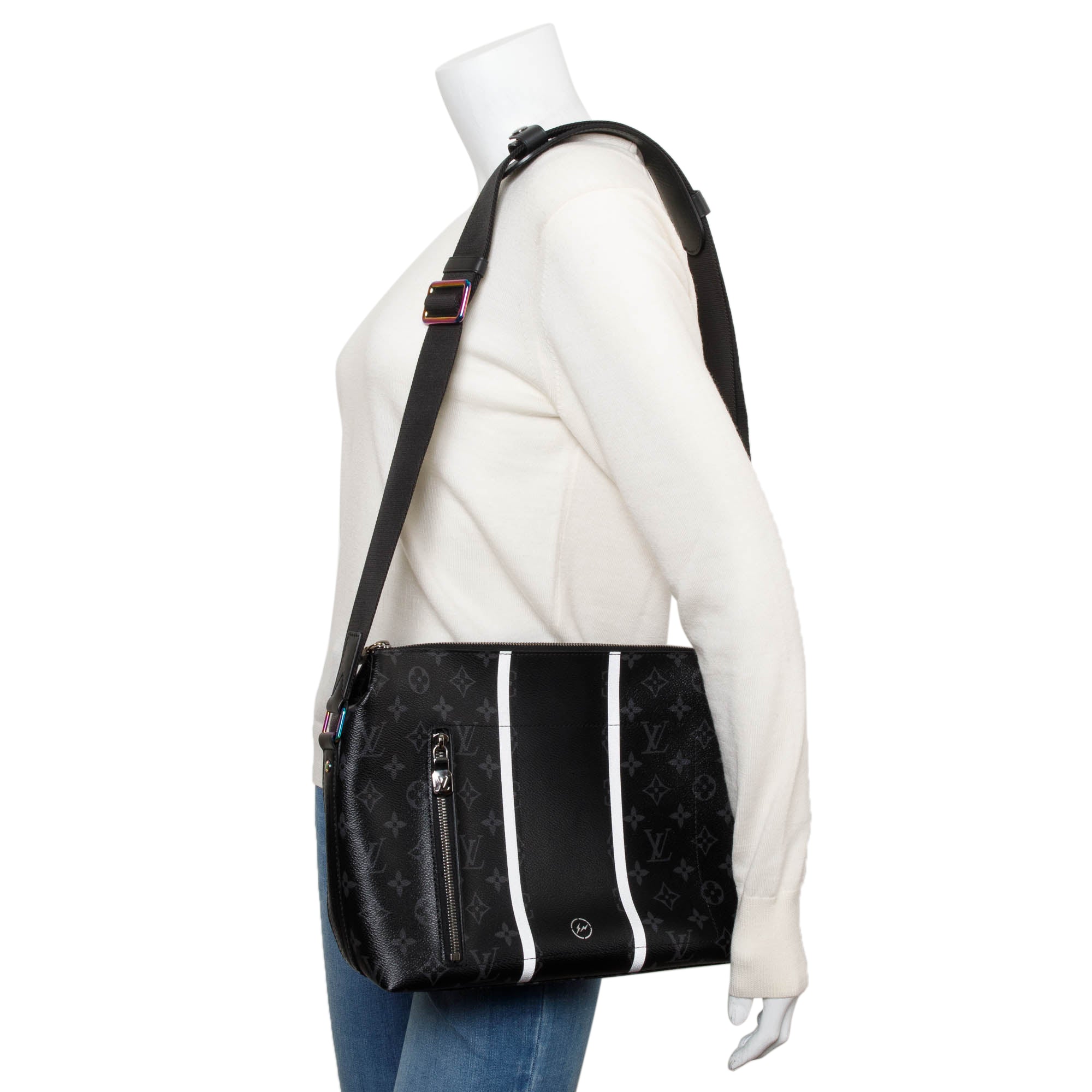 Louis Vuitton x Fragment Monogram Eclipse Apollo Messenger Bag w/ Box