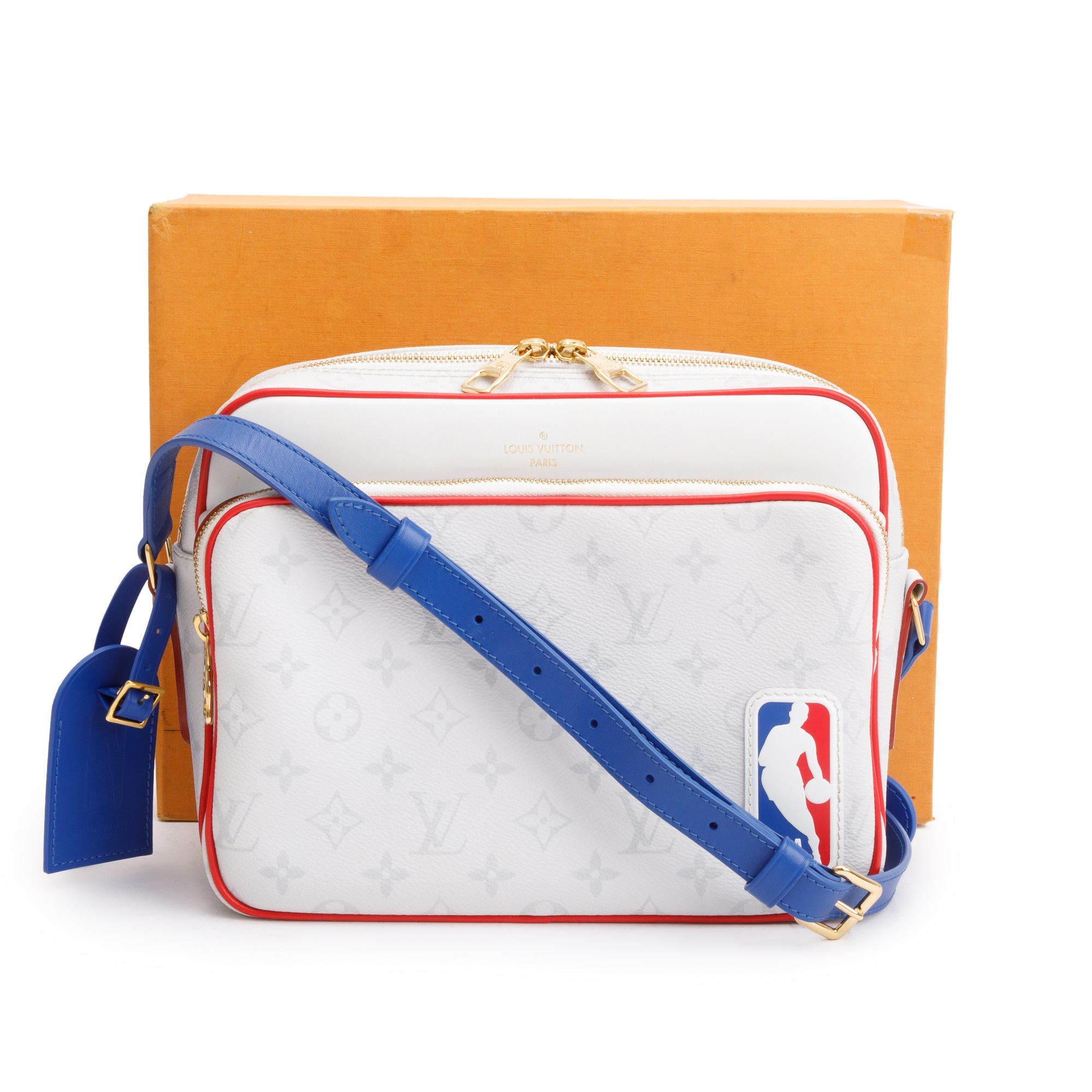 Louis Vuitton x NBA 2021 Antarctica Monogram Nil Messenger Bag PM w/ Box