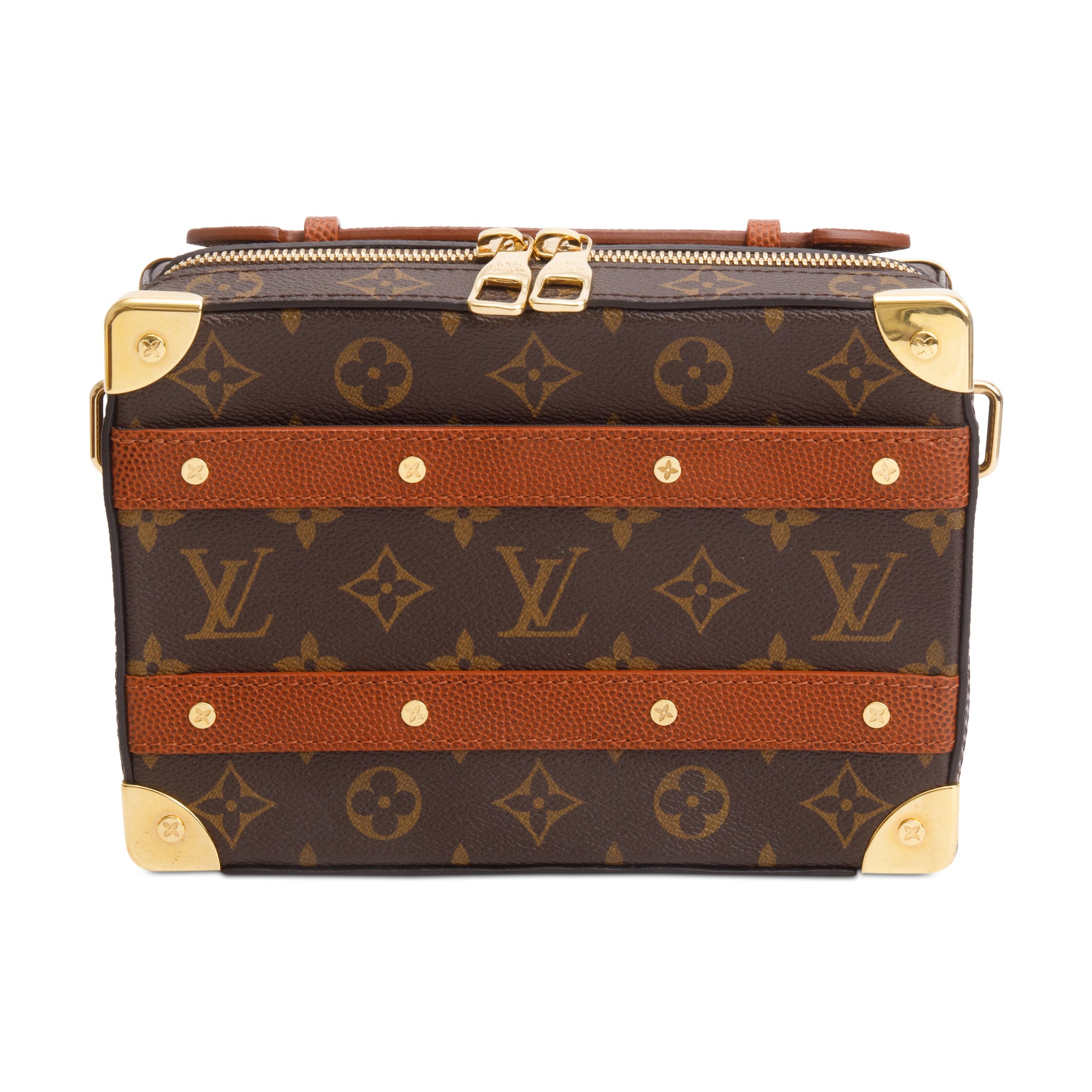 Louis Vuitton x NBA Monogram & Brown Grained Calfskin Handle Trunk