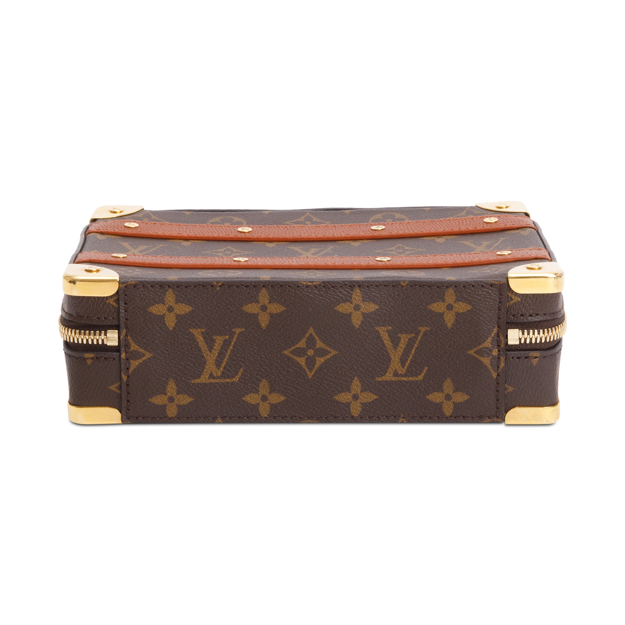 Louis Vuitton x NBA Monogram & Brown Grained Calfskin Handle Trunk
