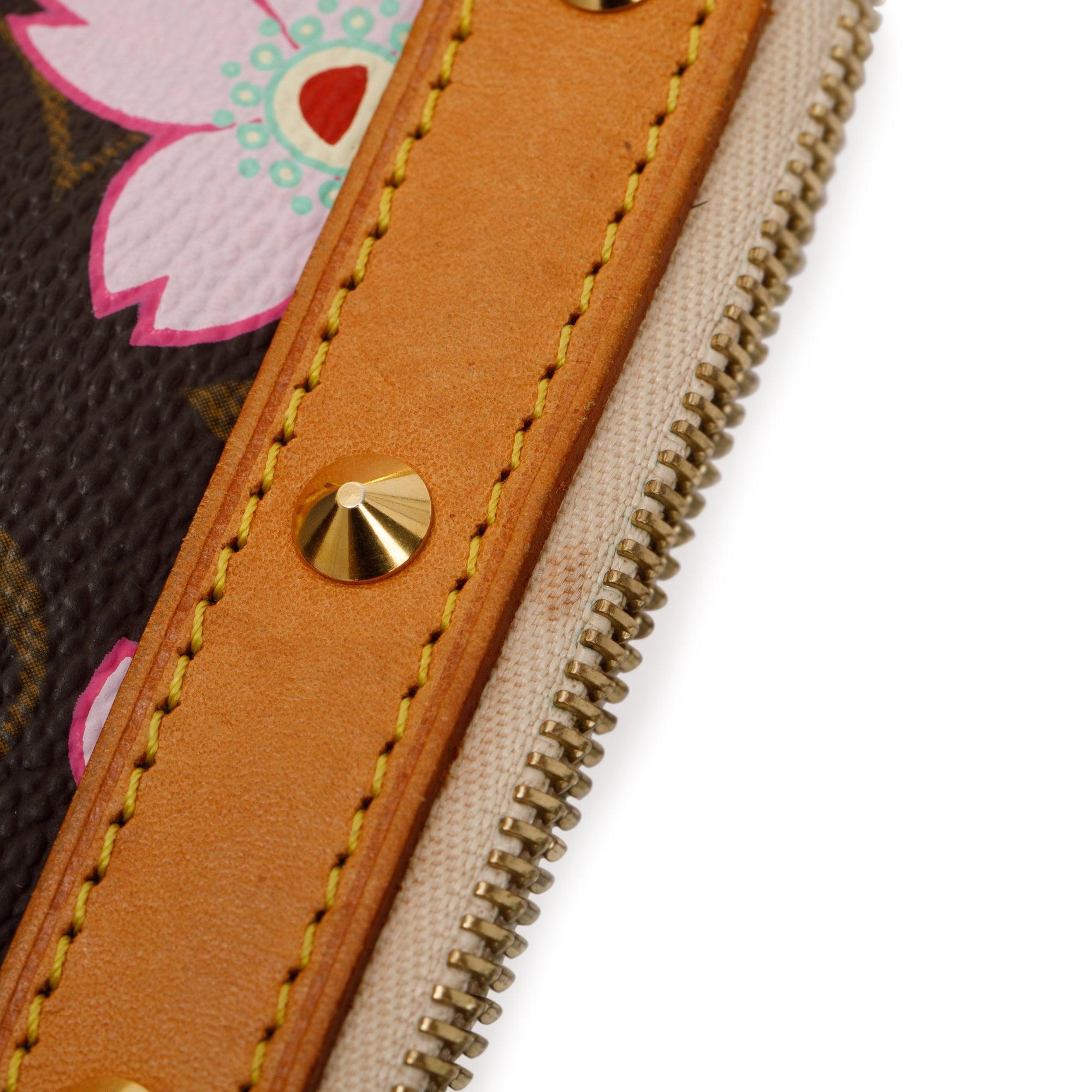 Louis Vuitton x Takashi Murakami Monogram Cherry Blossom Pochette Accessories