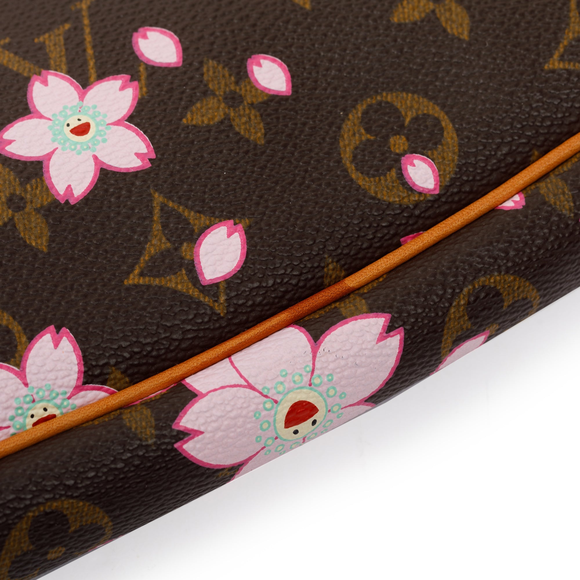 Louis Vuitton x Takashi Murakami Monogram Cherry Blossom Pochette Accessories