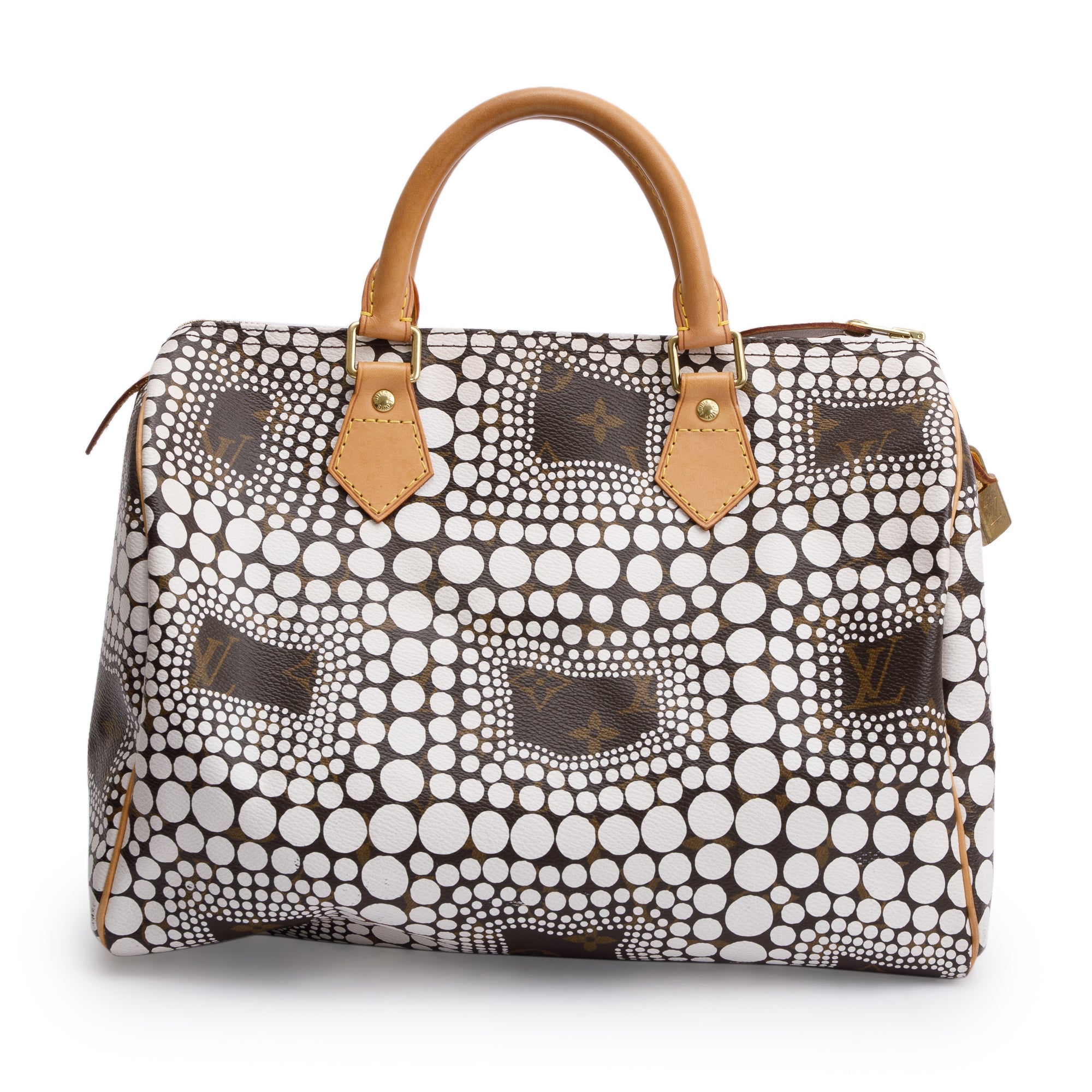 Louis Vuitton x Yayoi Kusama White Monogram Town Speedy 30