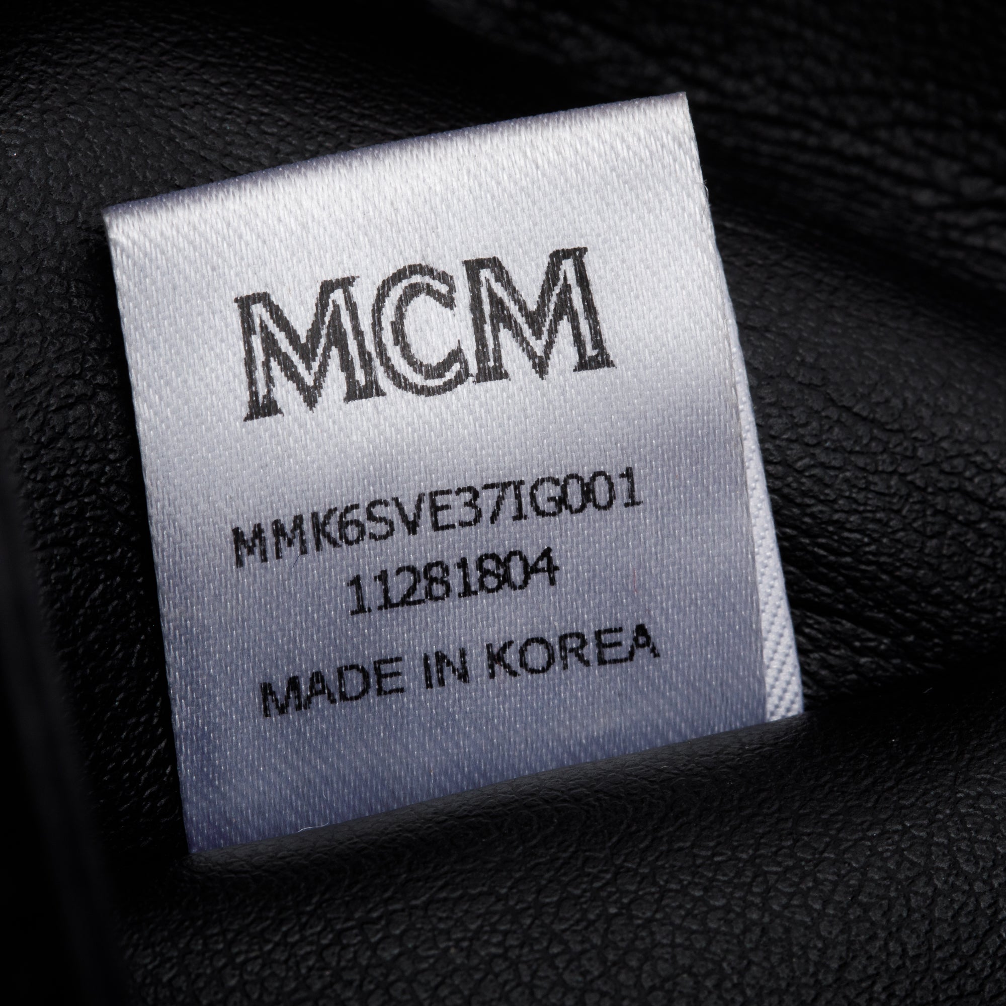 MCM Beige Visetos Side Studs Small Stark Backpack