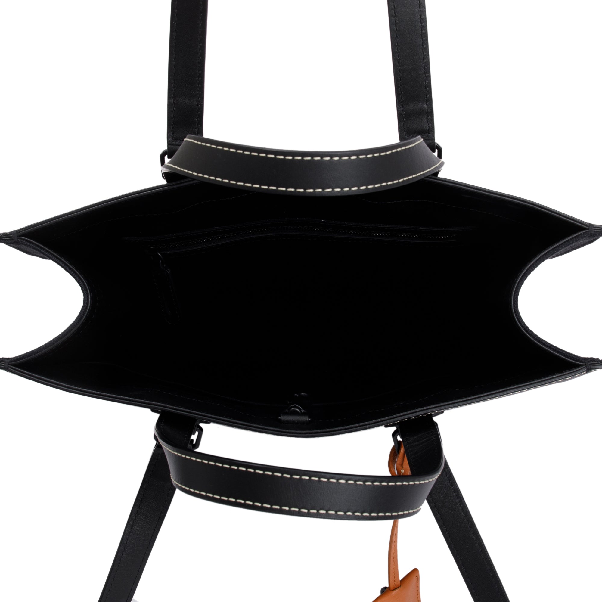 MCM Black Napacot Canvas Klassik Tote