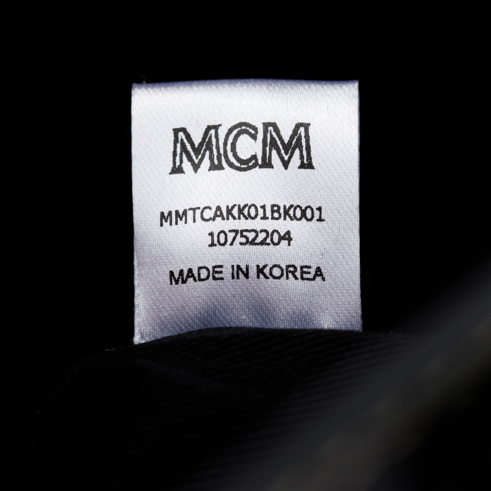 MCM Black Napacot Canvas Klassik Tote