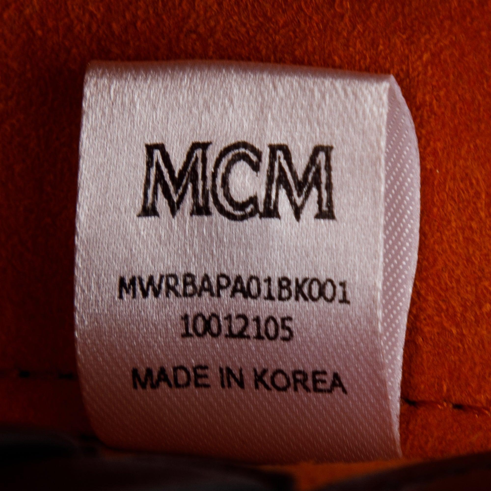 MCM Black Spanish Leather Mini Tracy Crossbody