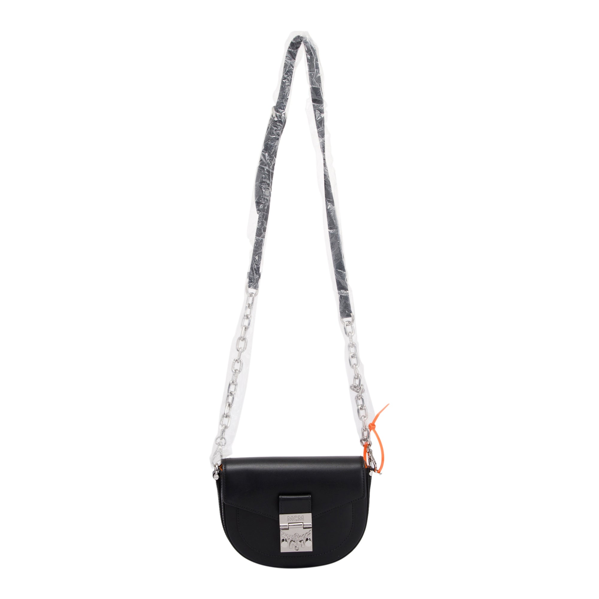 MCM Black Spanish Leather Mini Tracy Crossbody