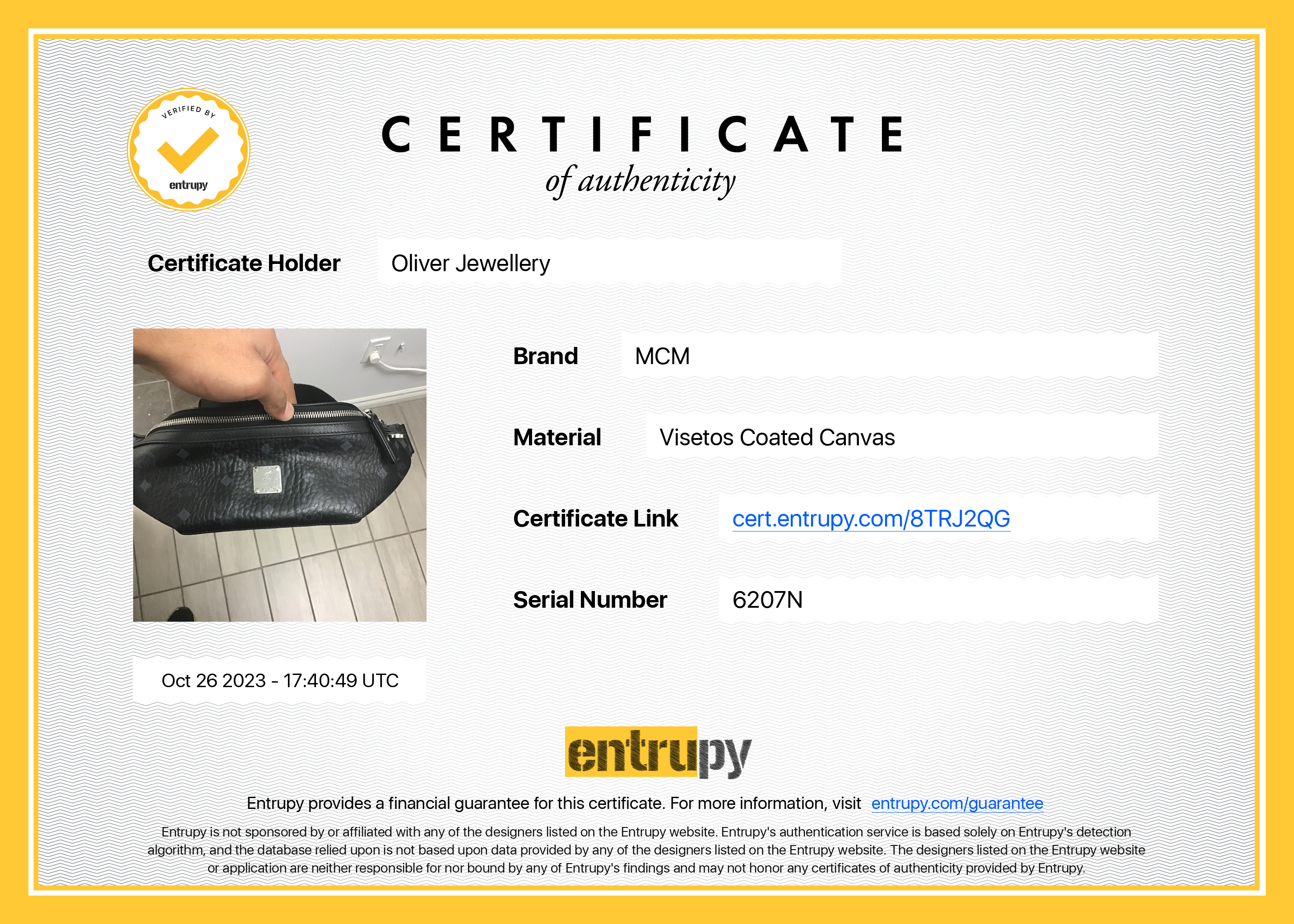 MCM Black Visetos Small Fursten Belt Bag