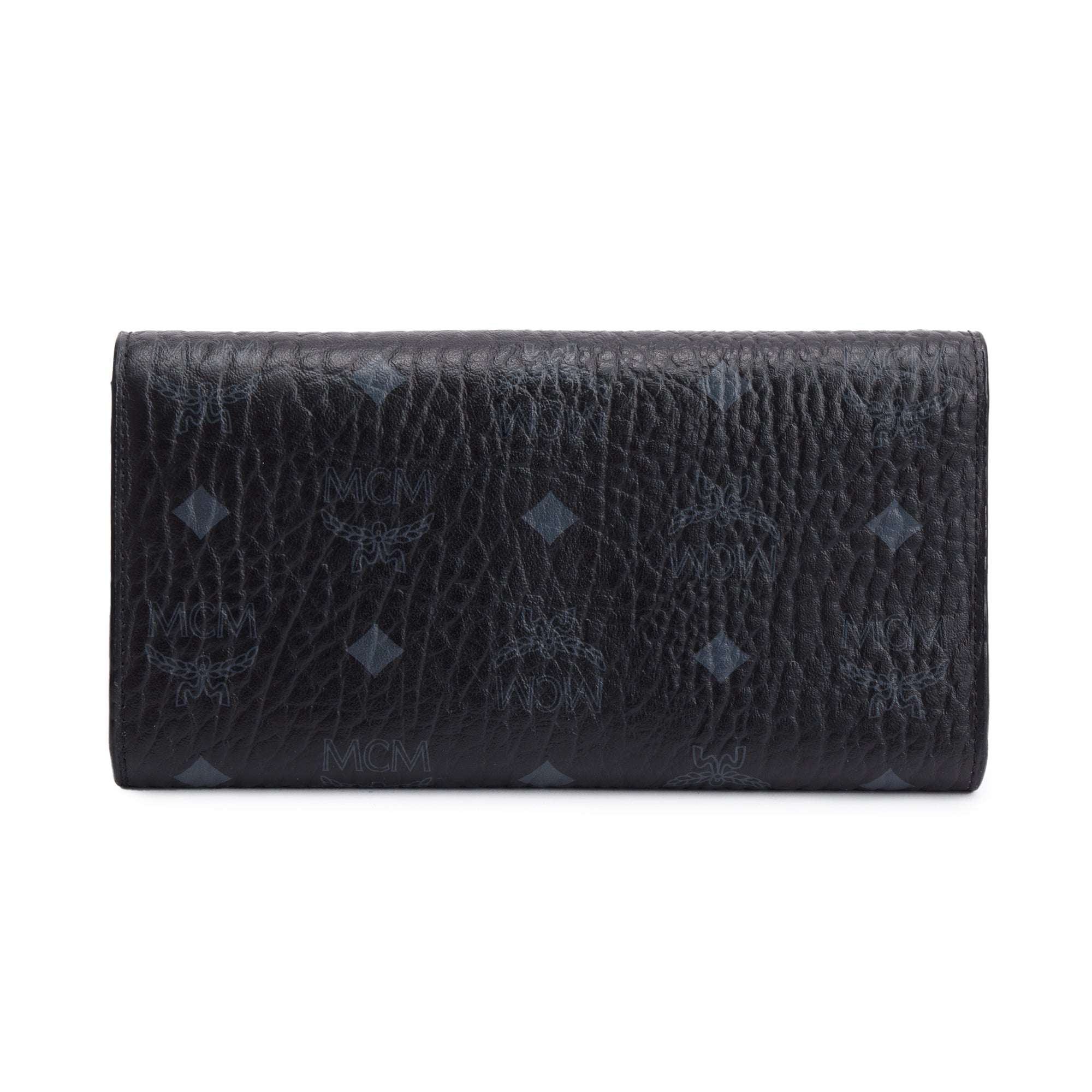 MCM Black Visetos Tracy Crossbody Wallet on Chian