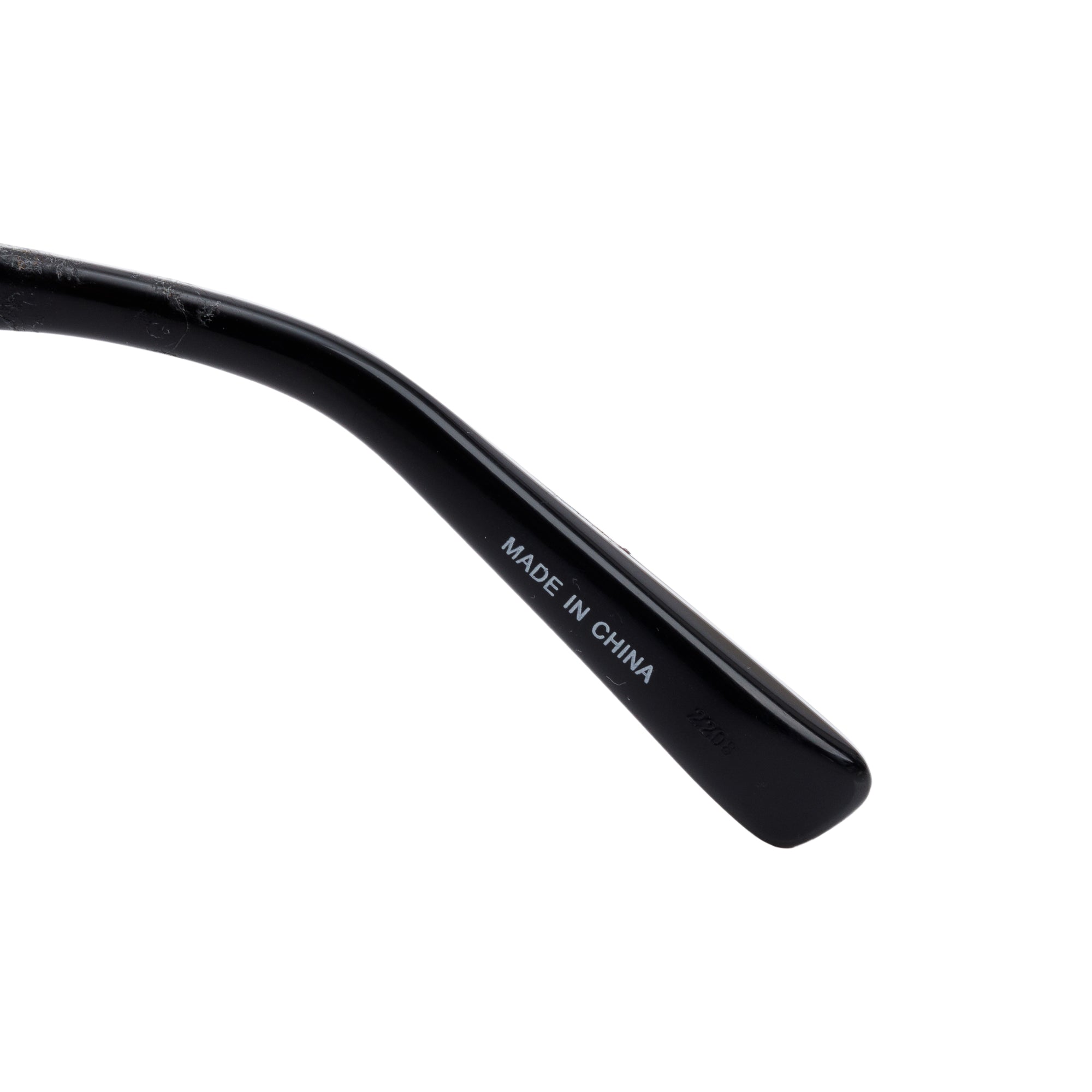 MCM Black/Brown Visetos Acetate MCM728SLB Modified Rectangular Sunglasses