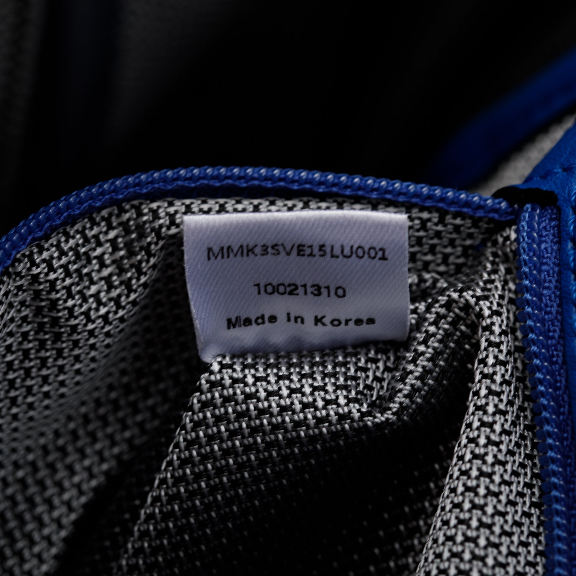 MCM Blue Visetos Studded Colorblock Stark Brock Small Backpack