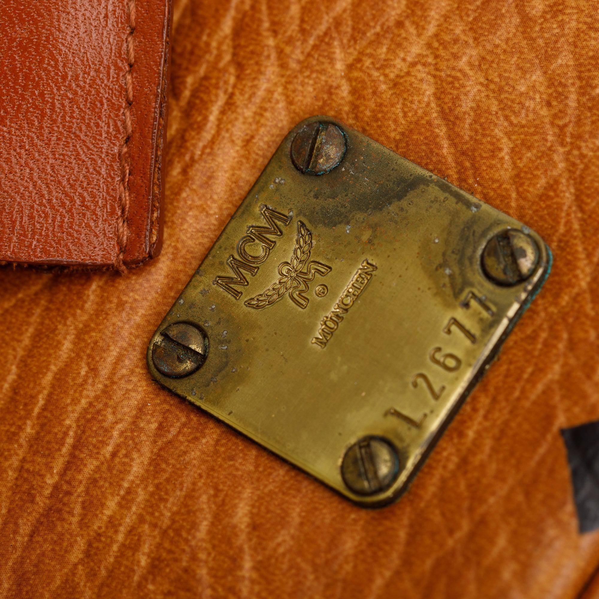 MCM Cagnac Visetos Mini Kelly Bag