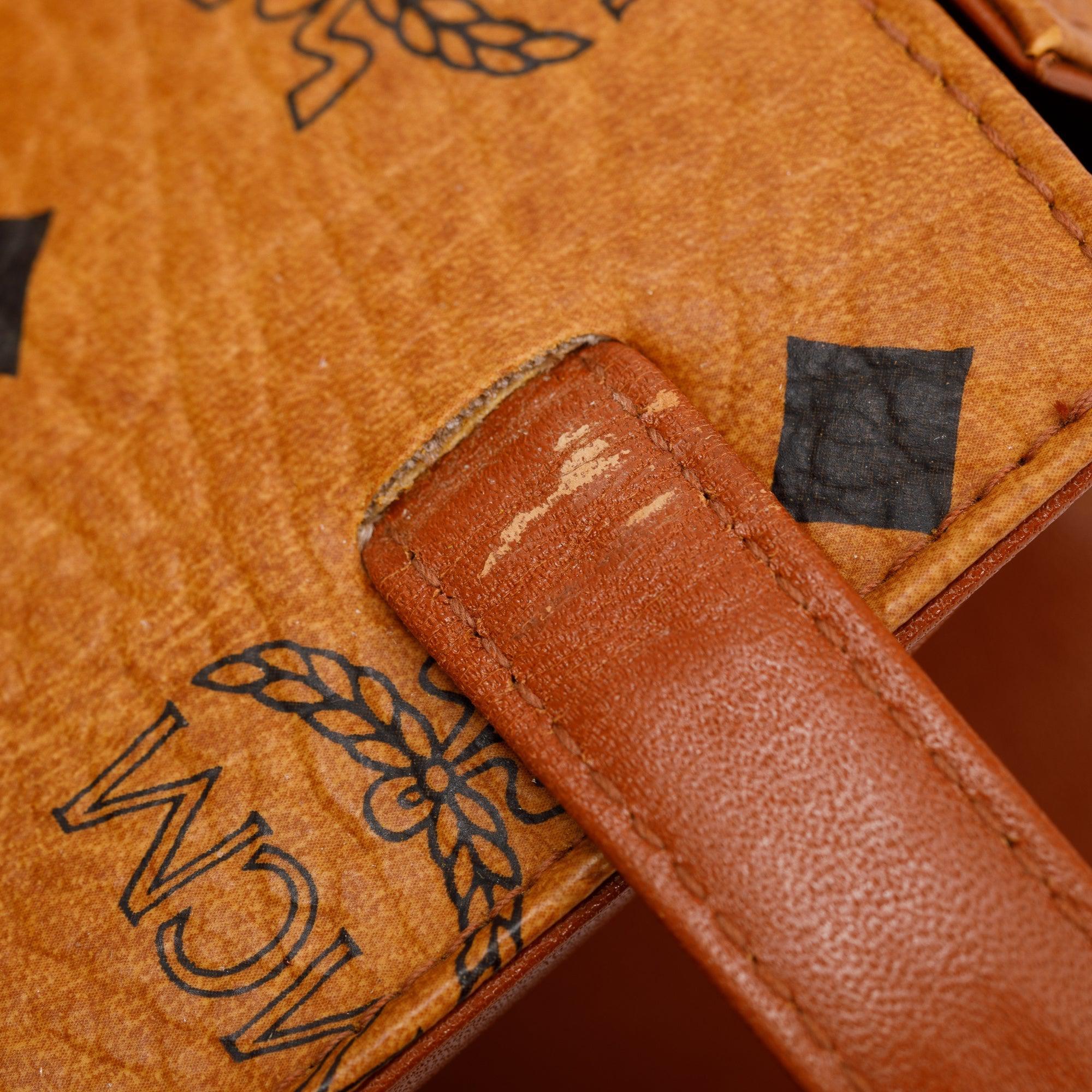 MCM Cagnac Visetos Mini Kelly Bag