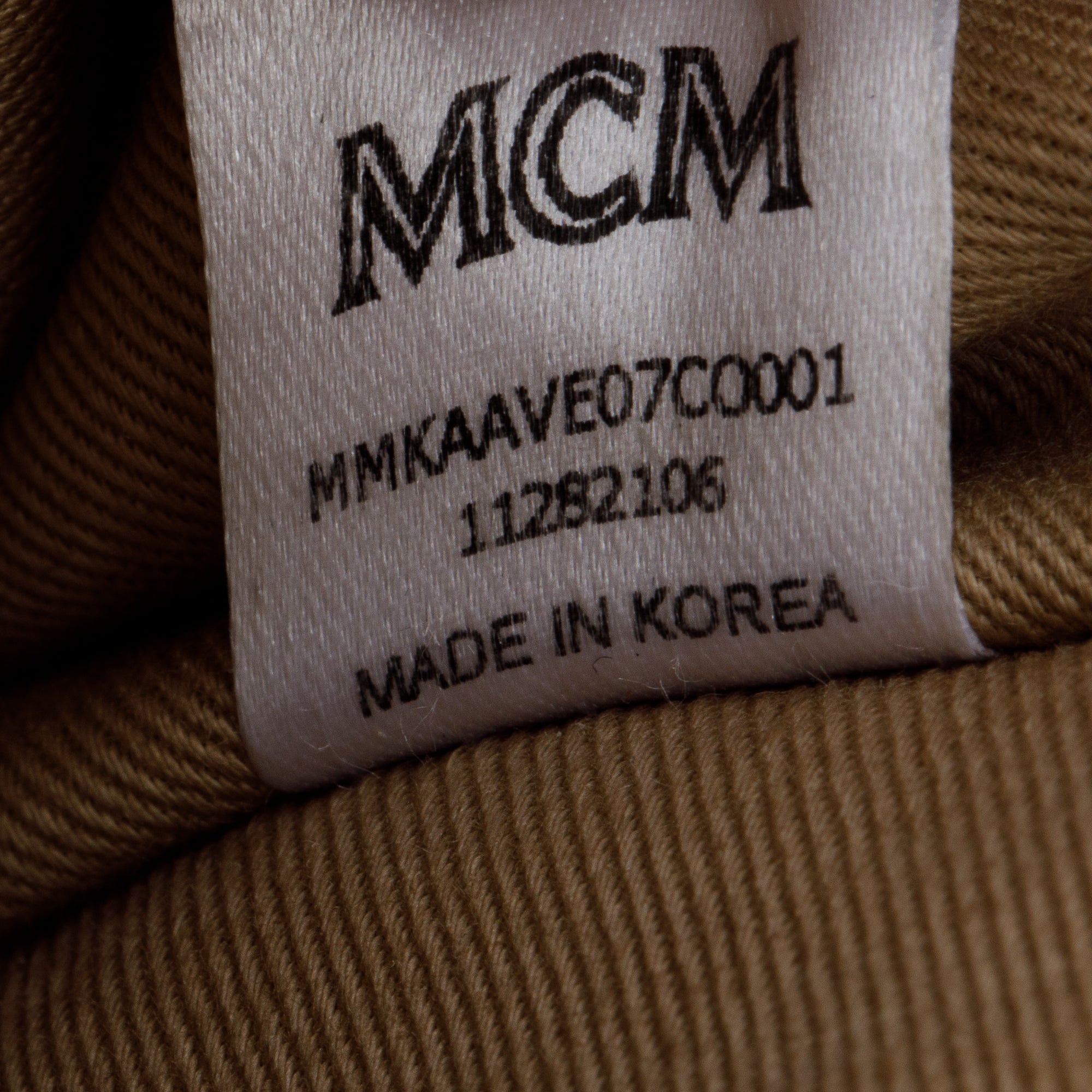 MCM Cognac Visetos Stark Large Backpack