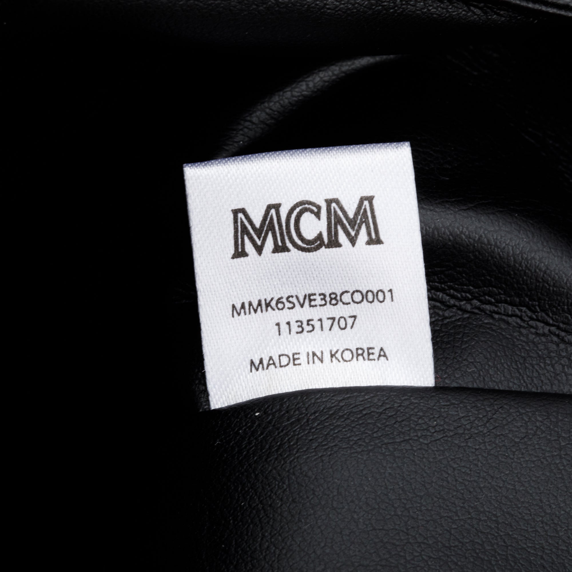 MCM Cognac Visetos Stark Side Studs Medium Backpack