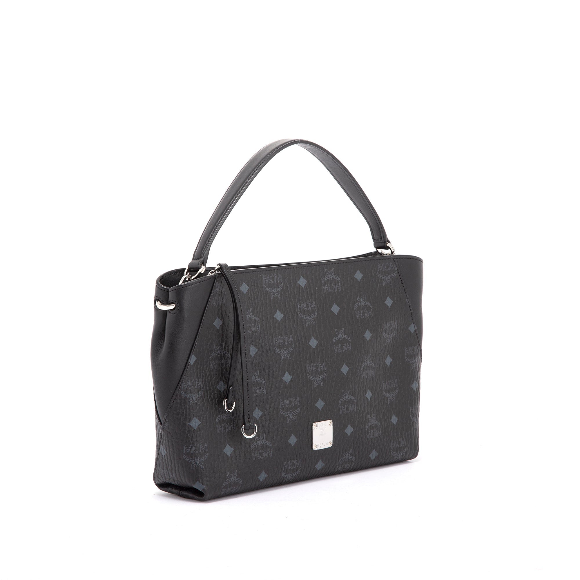 MCM Medium Visetos Klara Hobo Bag w/ Strap