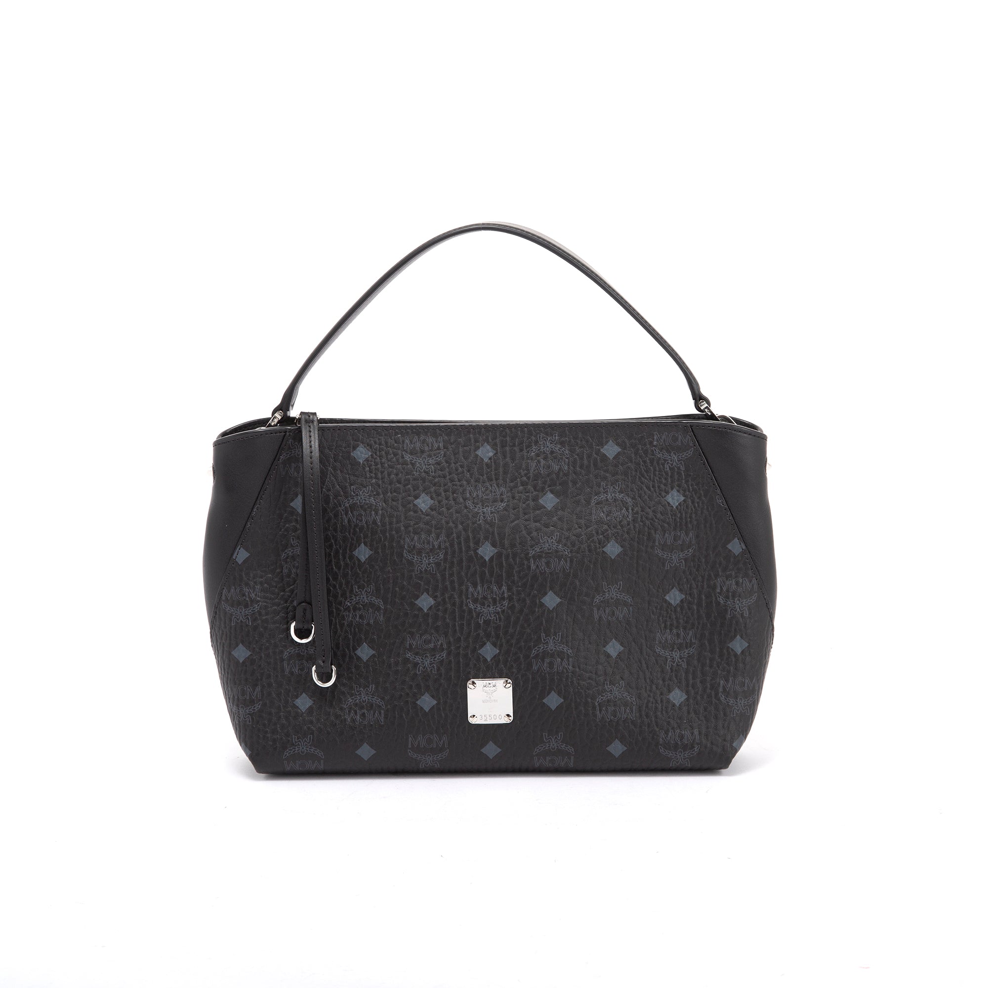 MCM Medium Visetos Klara Hobo Bag w/ Strap