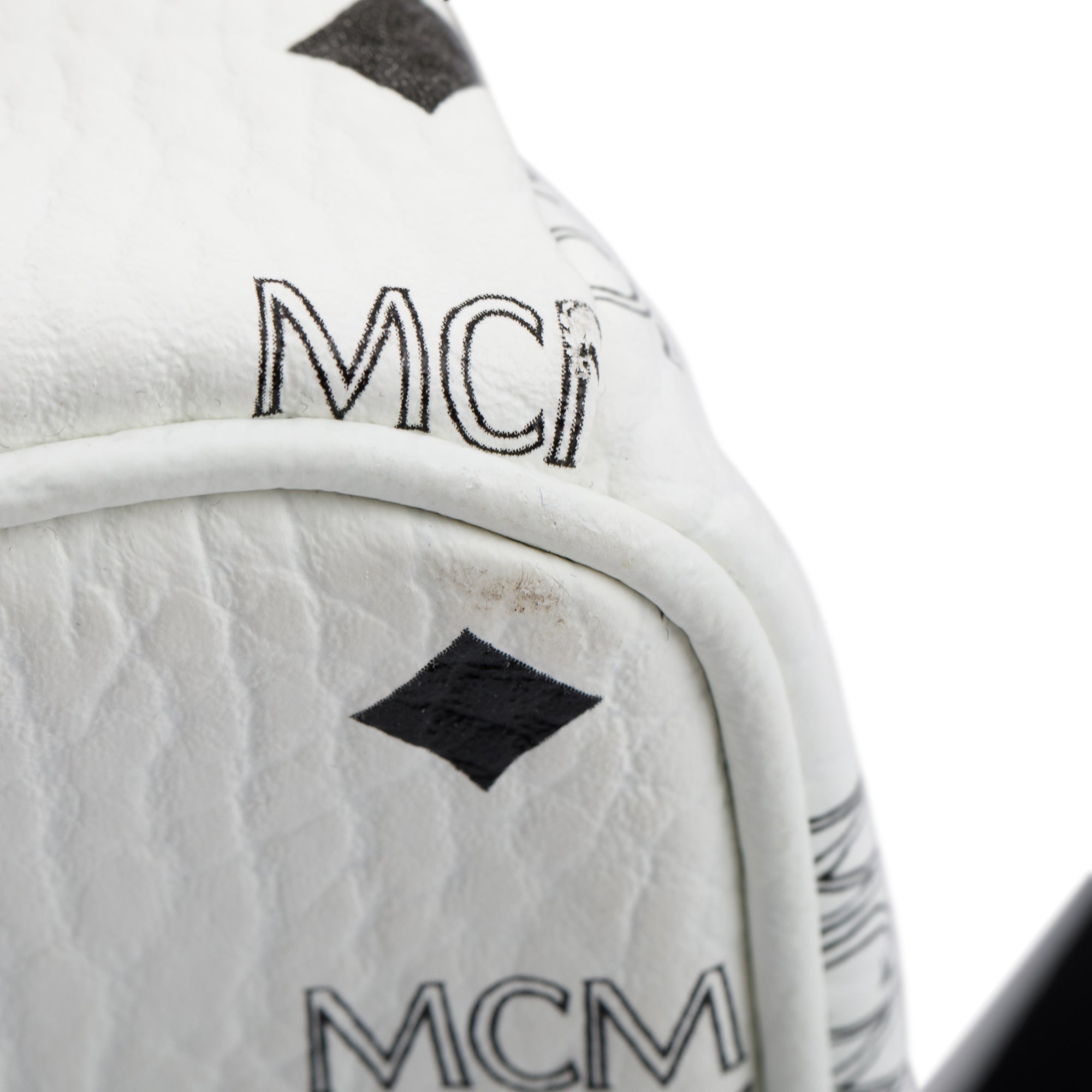 MCM Medium Visetos Stark Side Studs Backpack