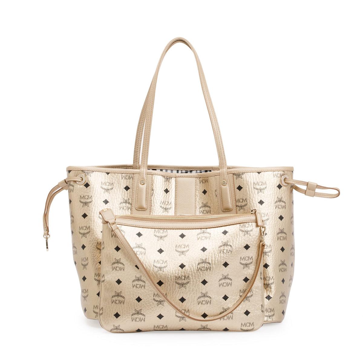 Mcm Bags Mcm Reversible Liz Shopper In Visetos Medium Liz