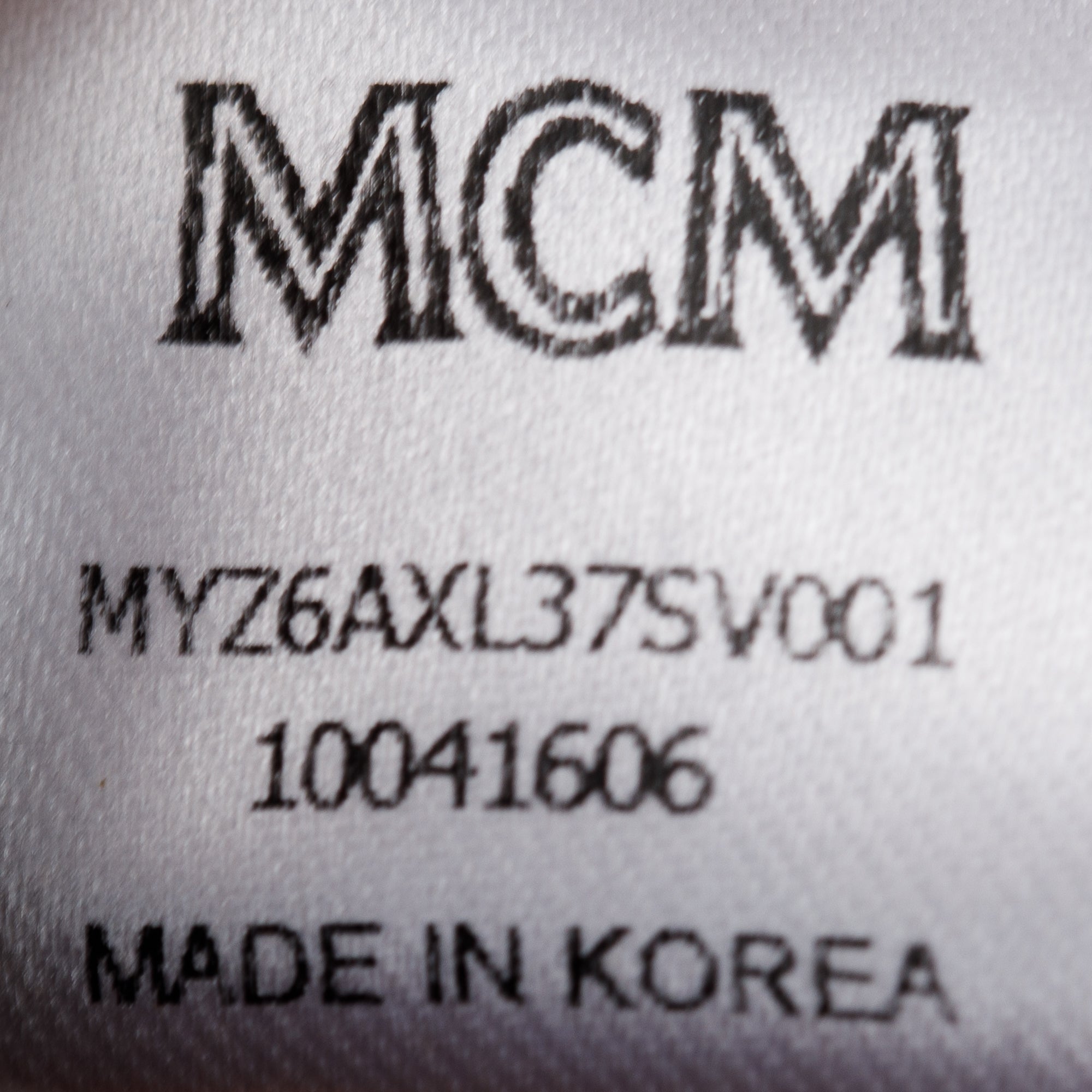 MCM Metallic Silver Visetos Rabbit Tambourine Crossbody Bag