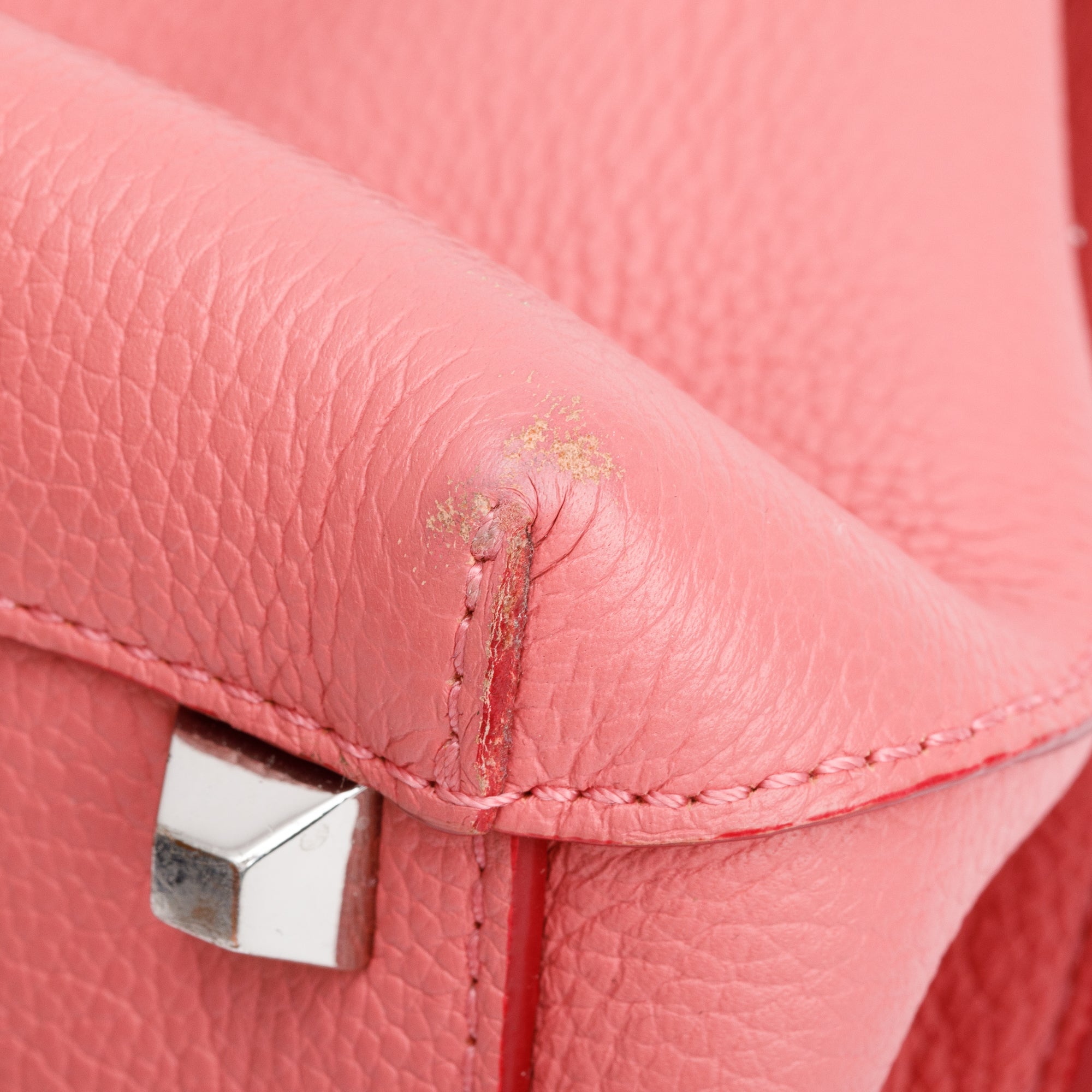 MCM Pink Leather Milla Handle Bag