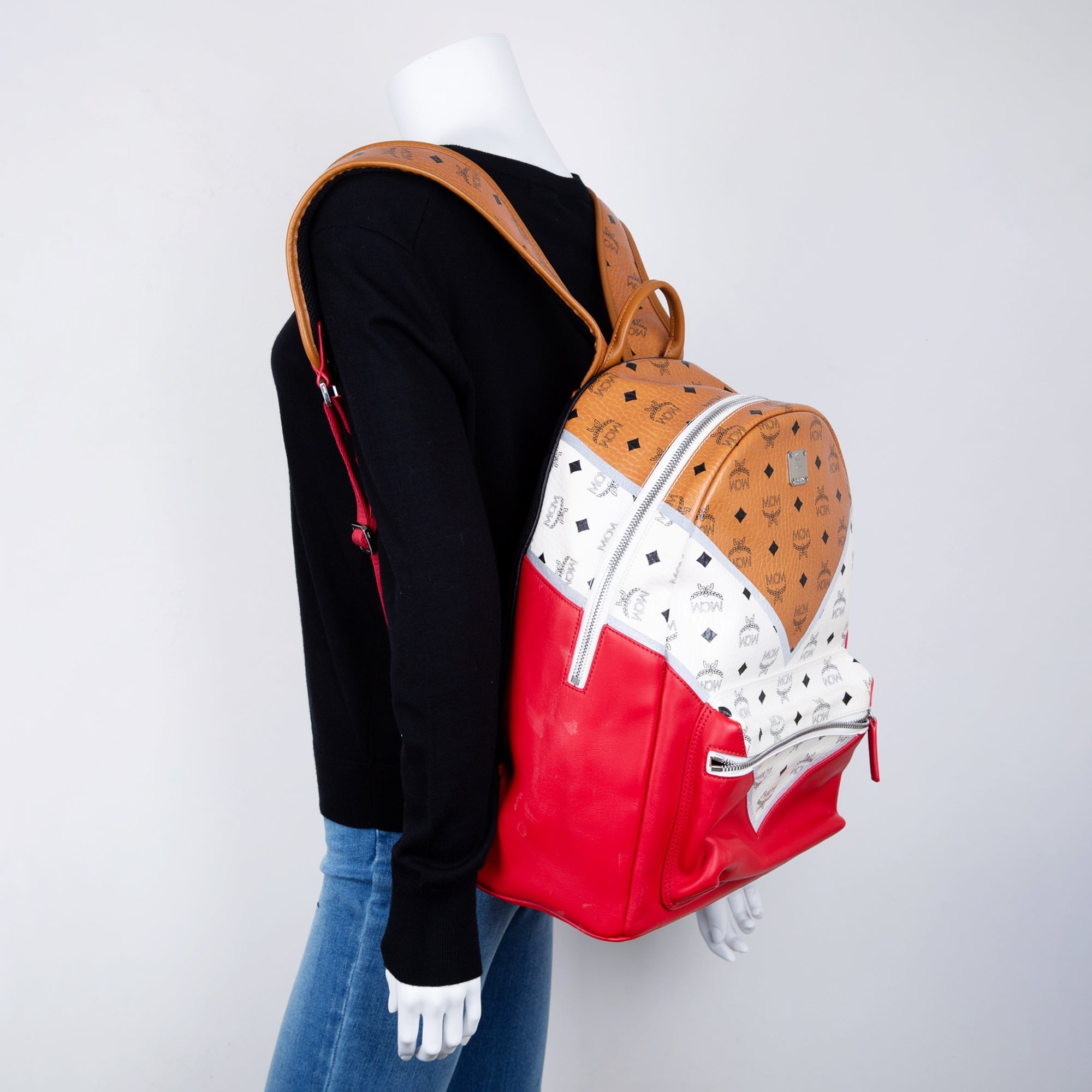 MCM Visetos M Move Stark Backpack