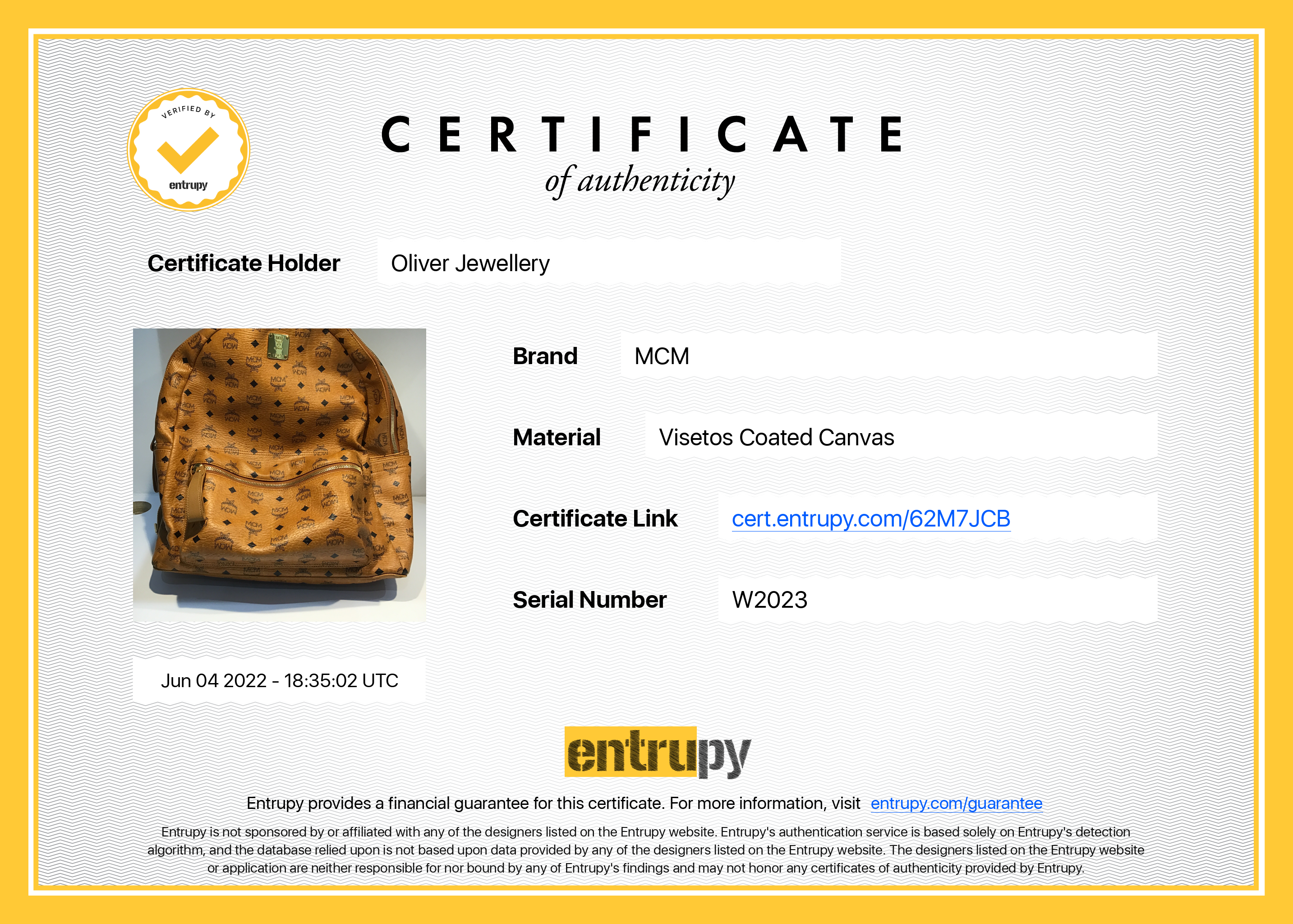 MCM Visetos Stark Classic Backpack