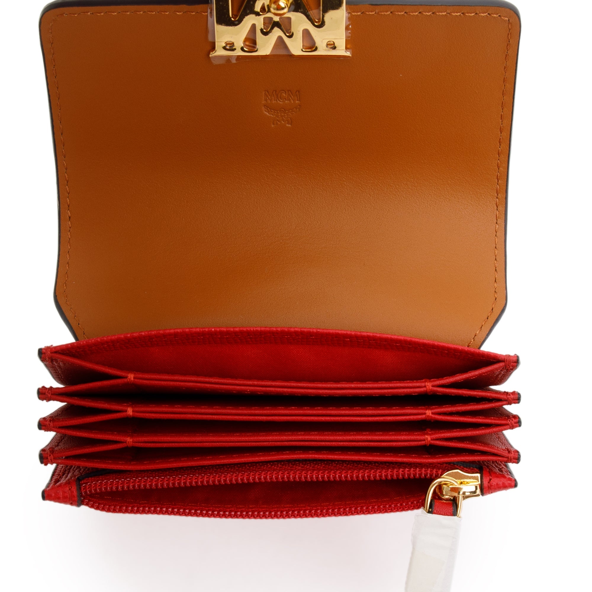 MCM Visetos Tracy Card Wallet w/ Box