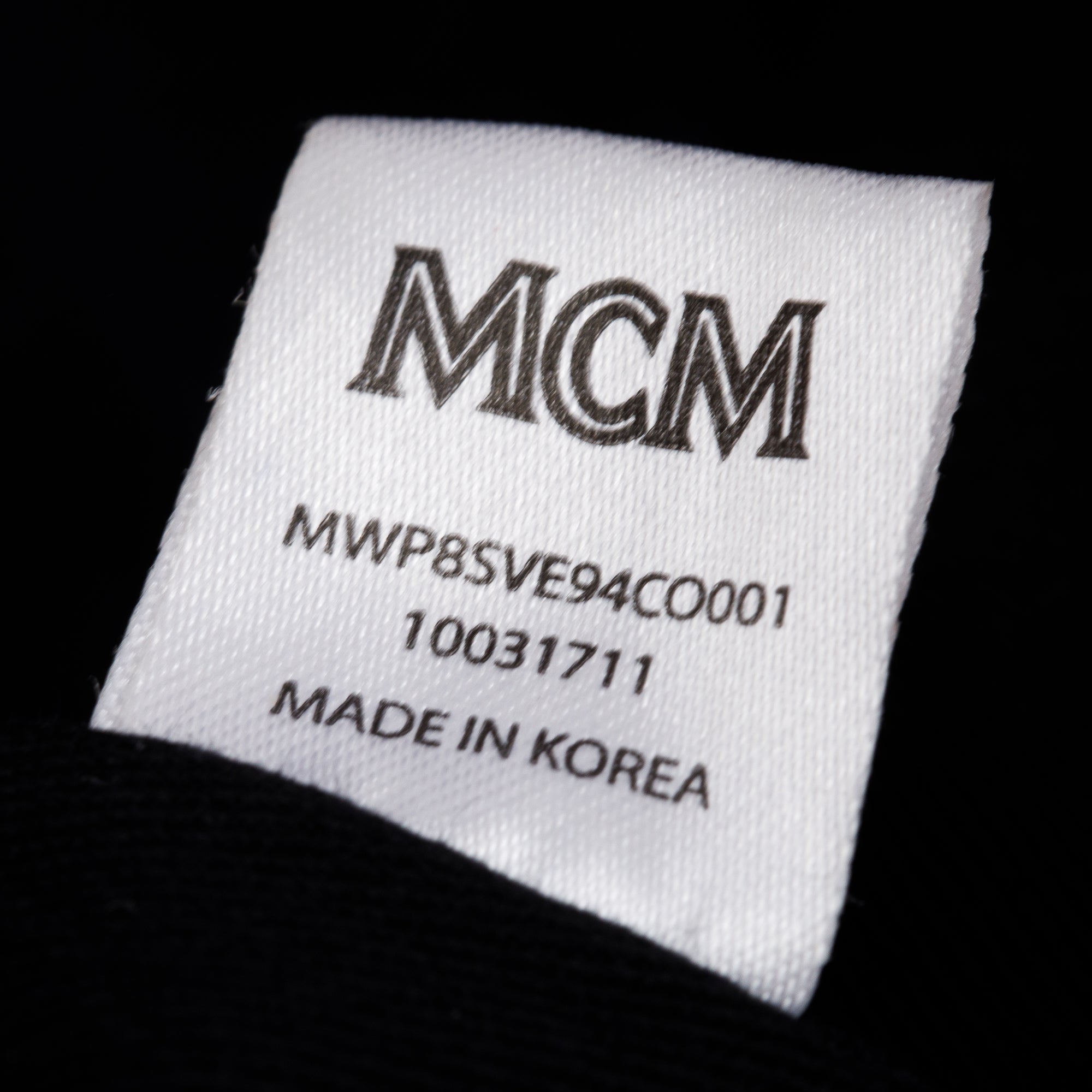 MCM White & Cognac Visetos Black Leather Anya Shopper Tote