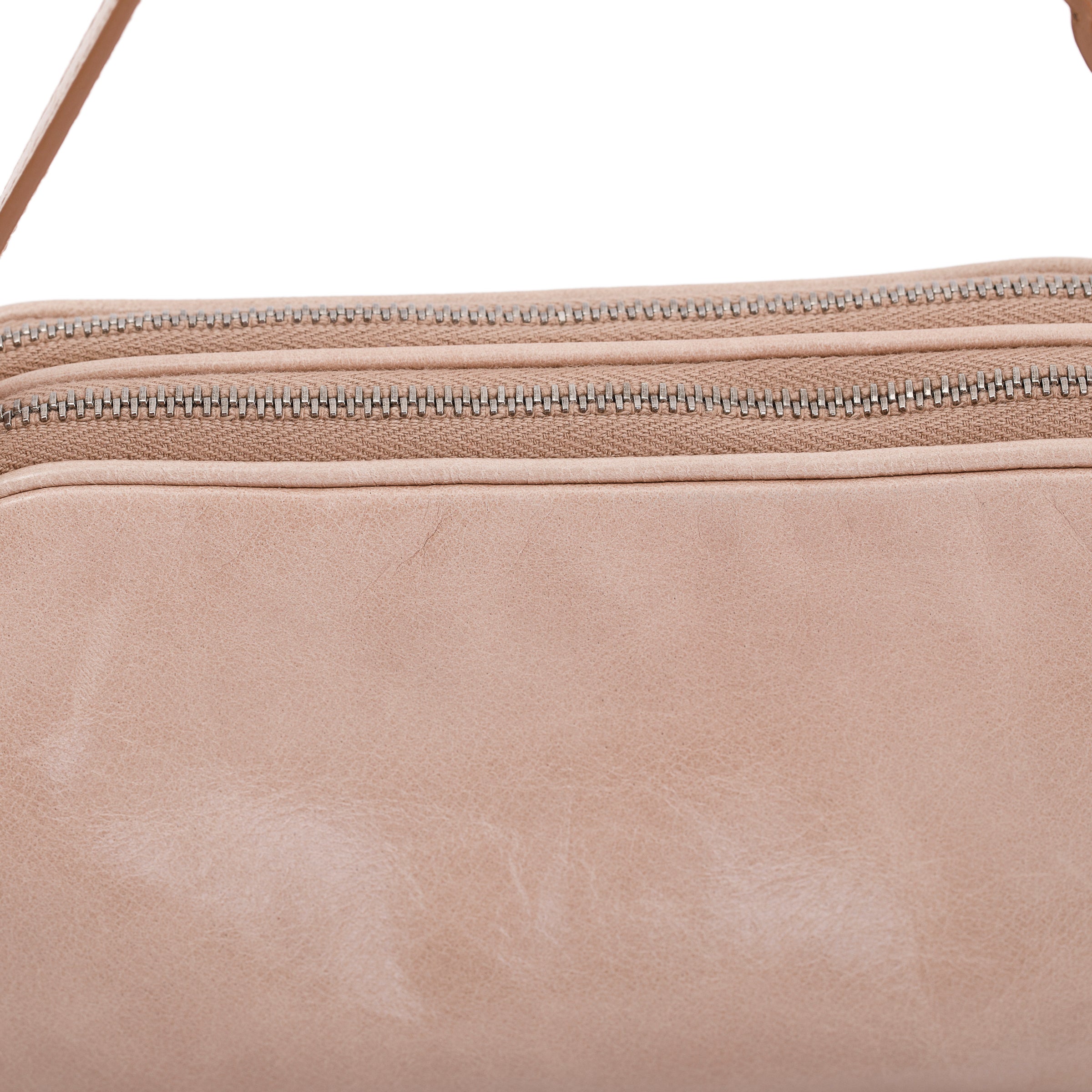 Miu Miu Beige Vitello Shine Studded Wristlet Bag w/ Box