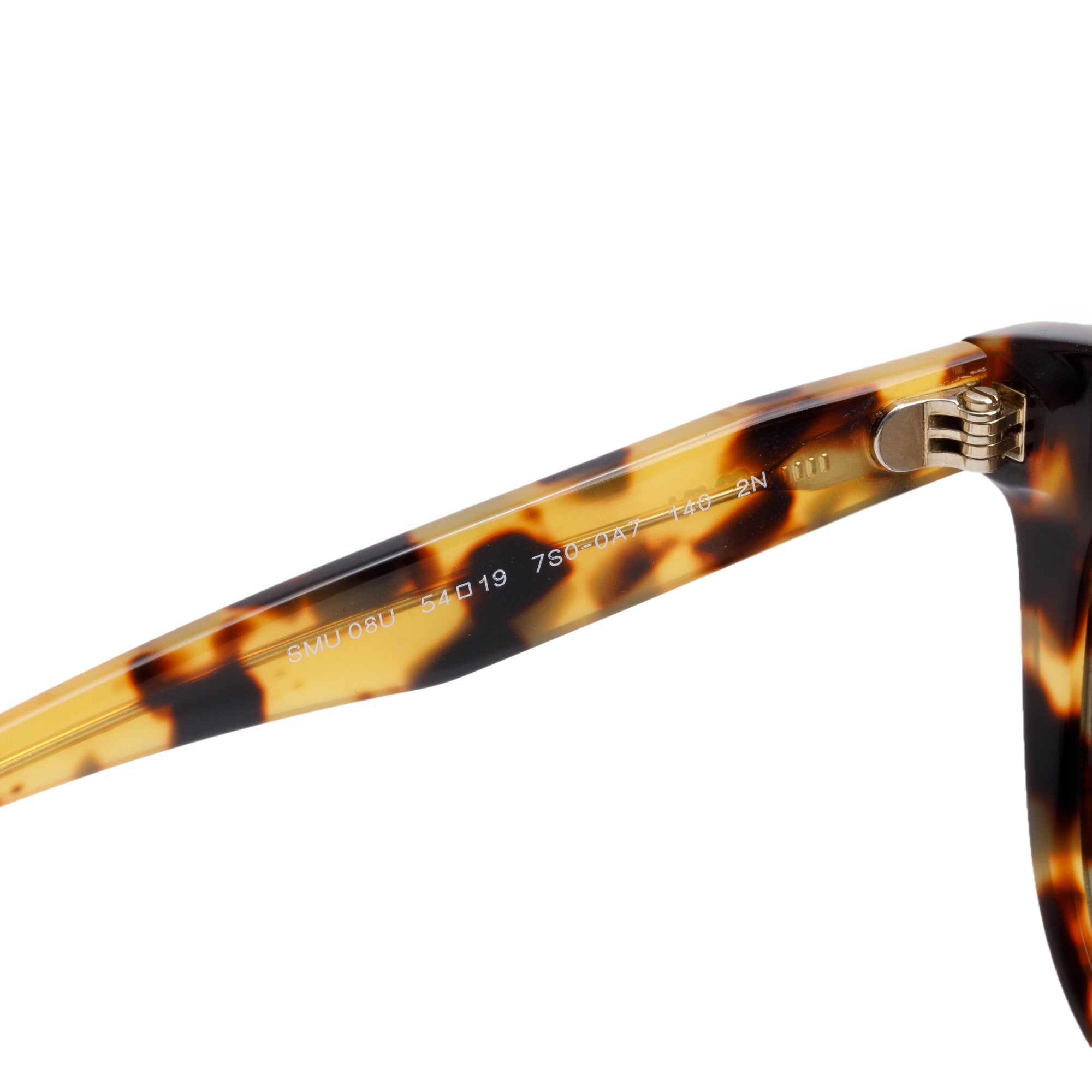 Miu Miu SMU O8U Brown Tortoise Acetate Butterfly Sunglasses w/ Case