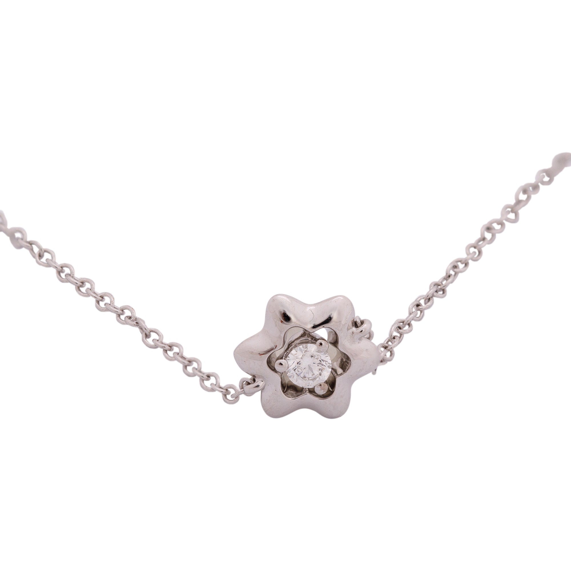 Montblanc 18k White Gold Diamond Souvenir d'Etoile Bracelet w/ Box & Certificate