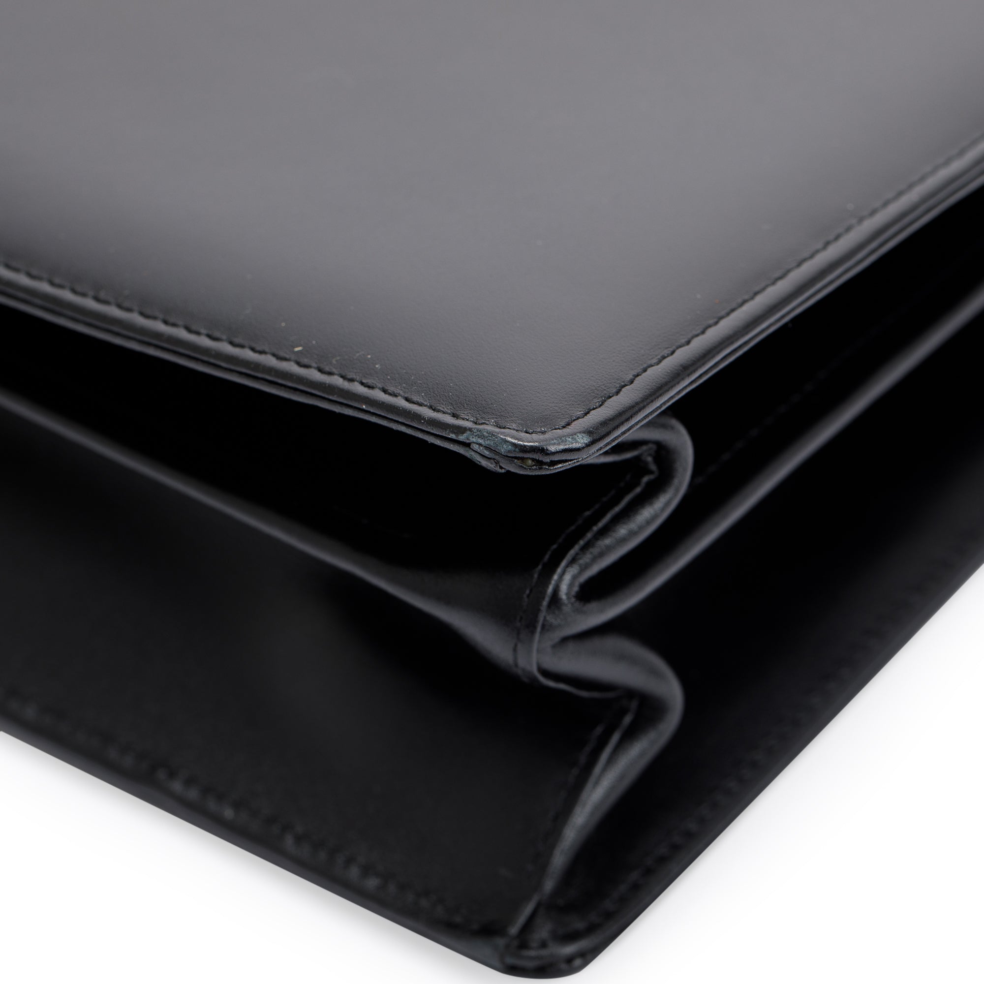 Montblanc Black Calfskin Meisterstuck Double-Gusset Briefcase w/ Receipt