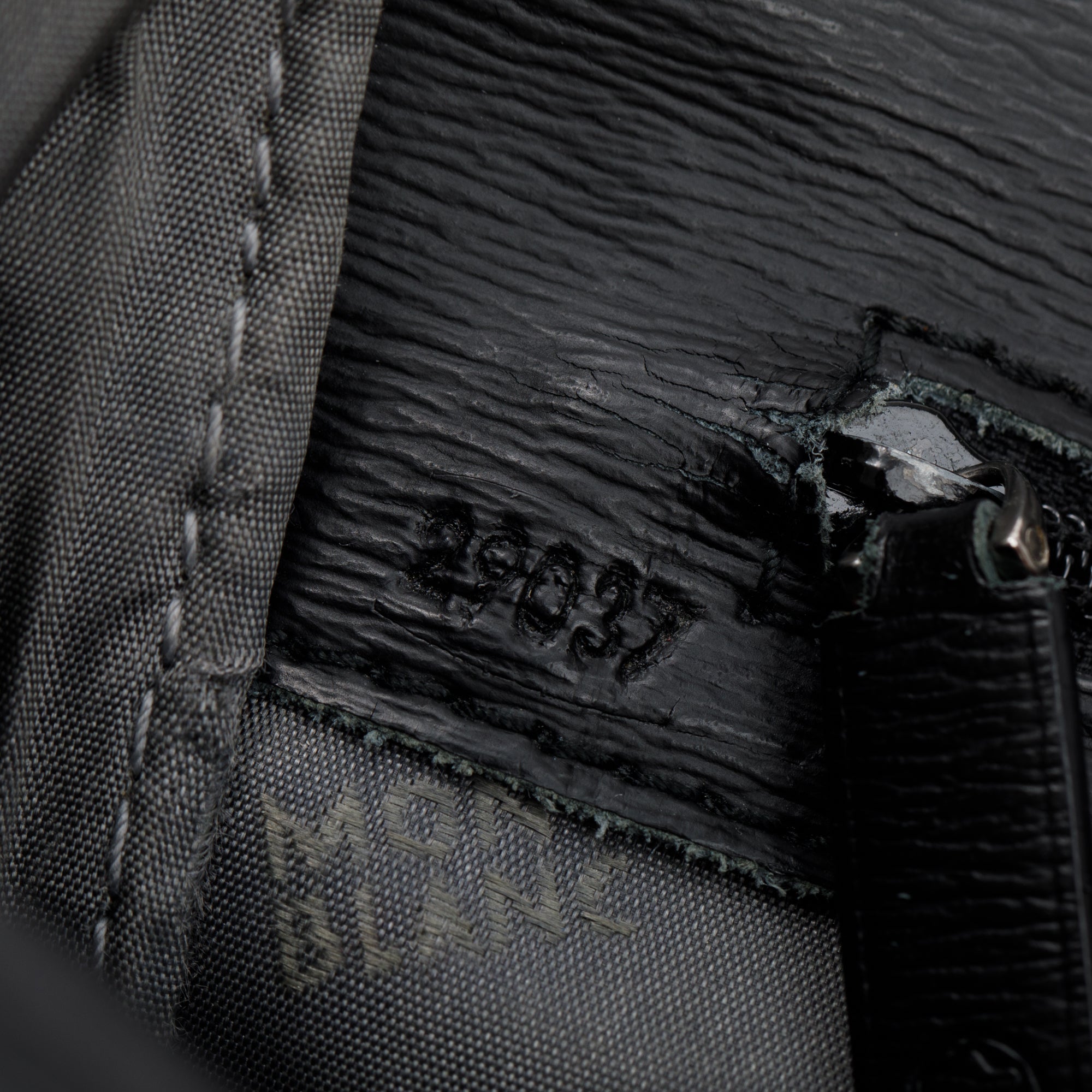 Montblanc Black Leather Messenger Bag