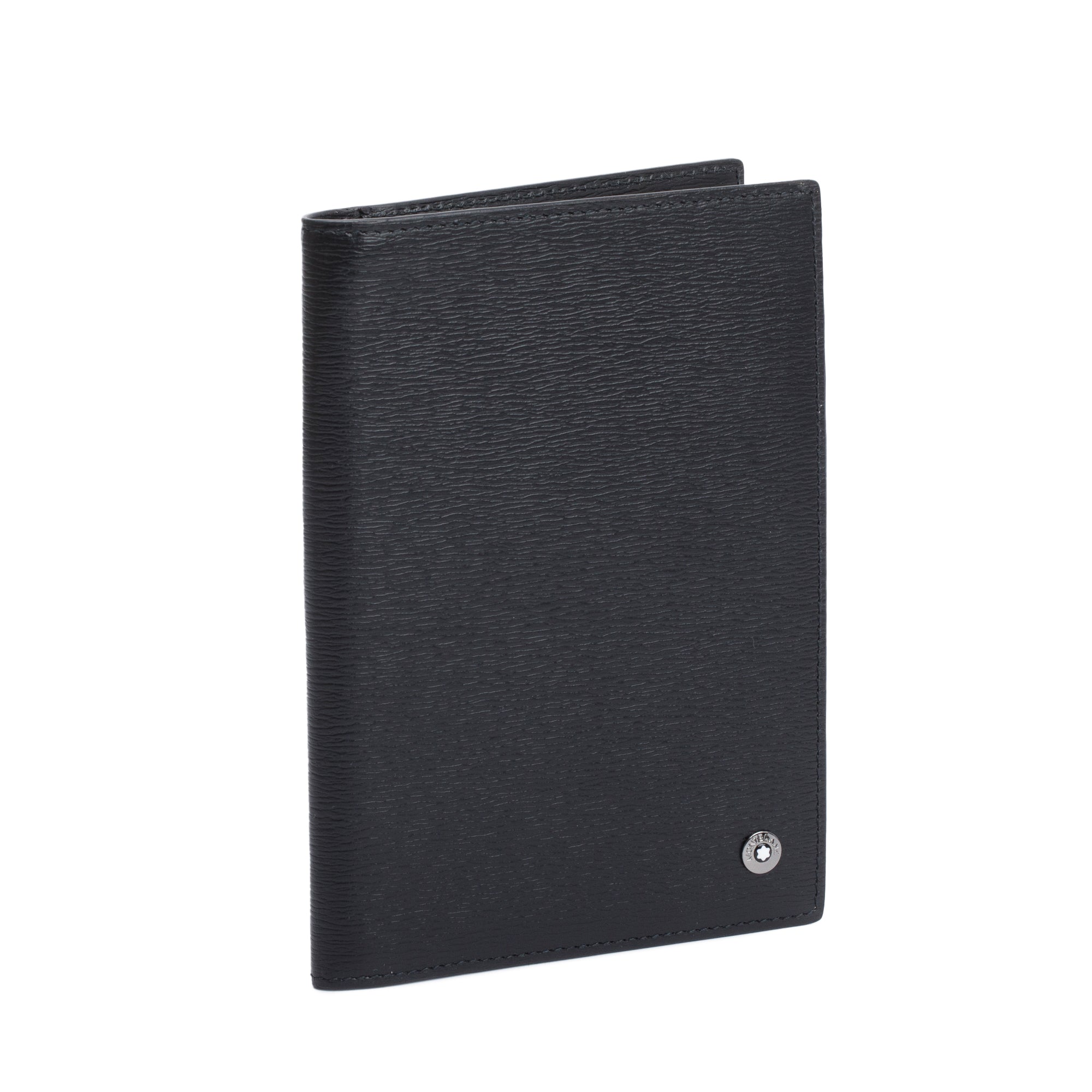 Montblanc Black Leather Passport Wallet