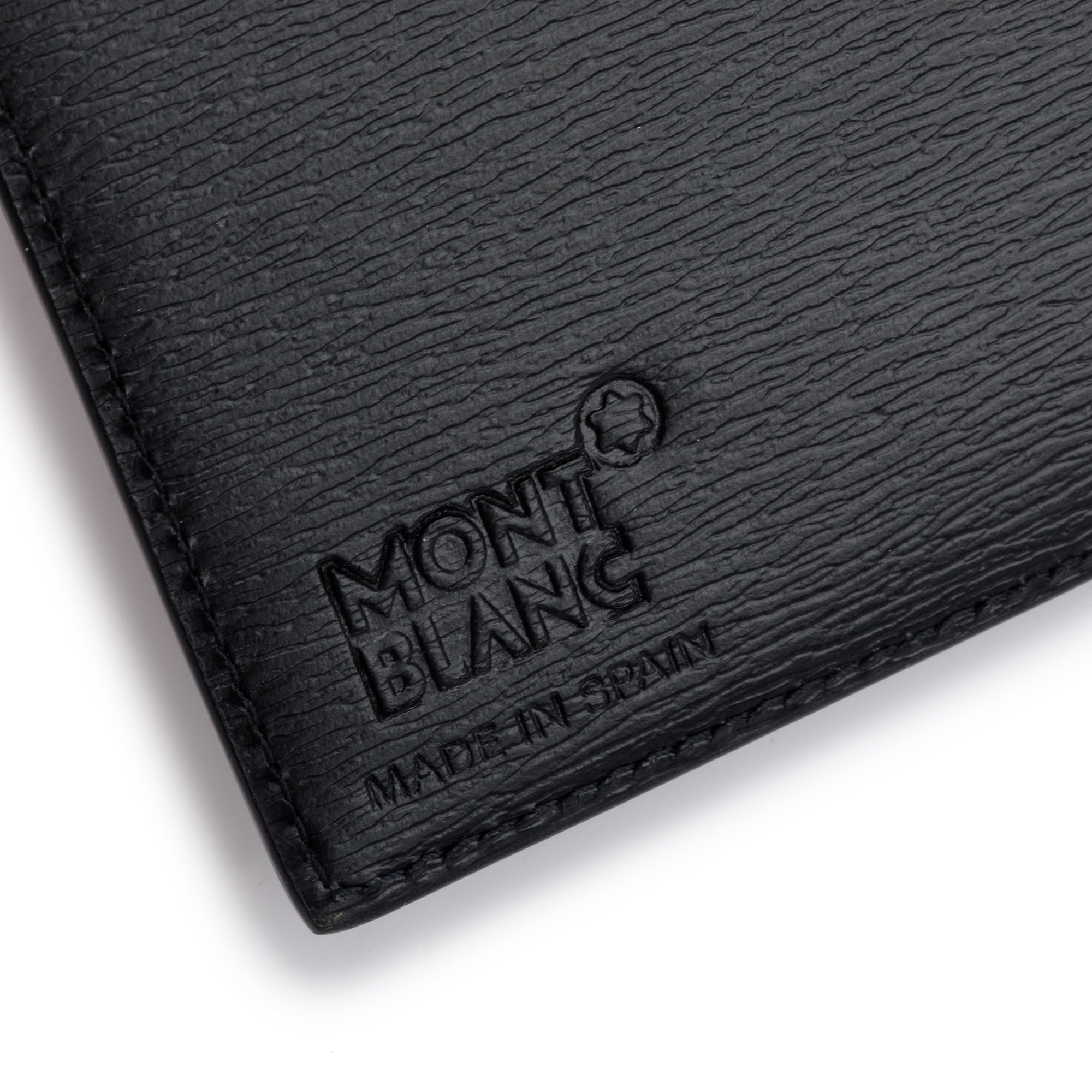 Montblanc Black Leather Passport Wallet