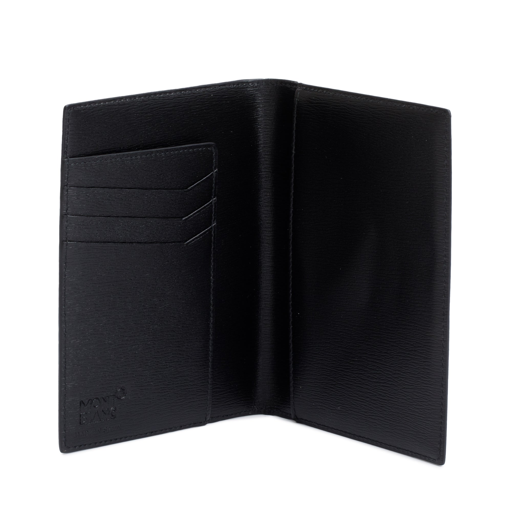 Montblanc Black Leather Passport Wallet