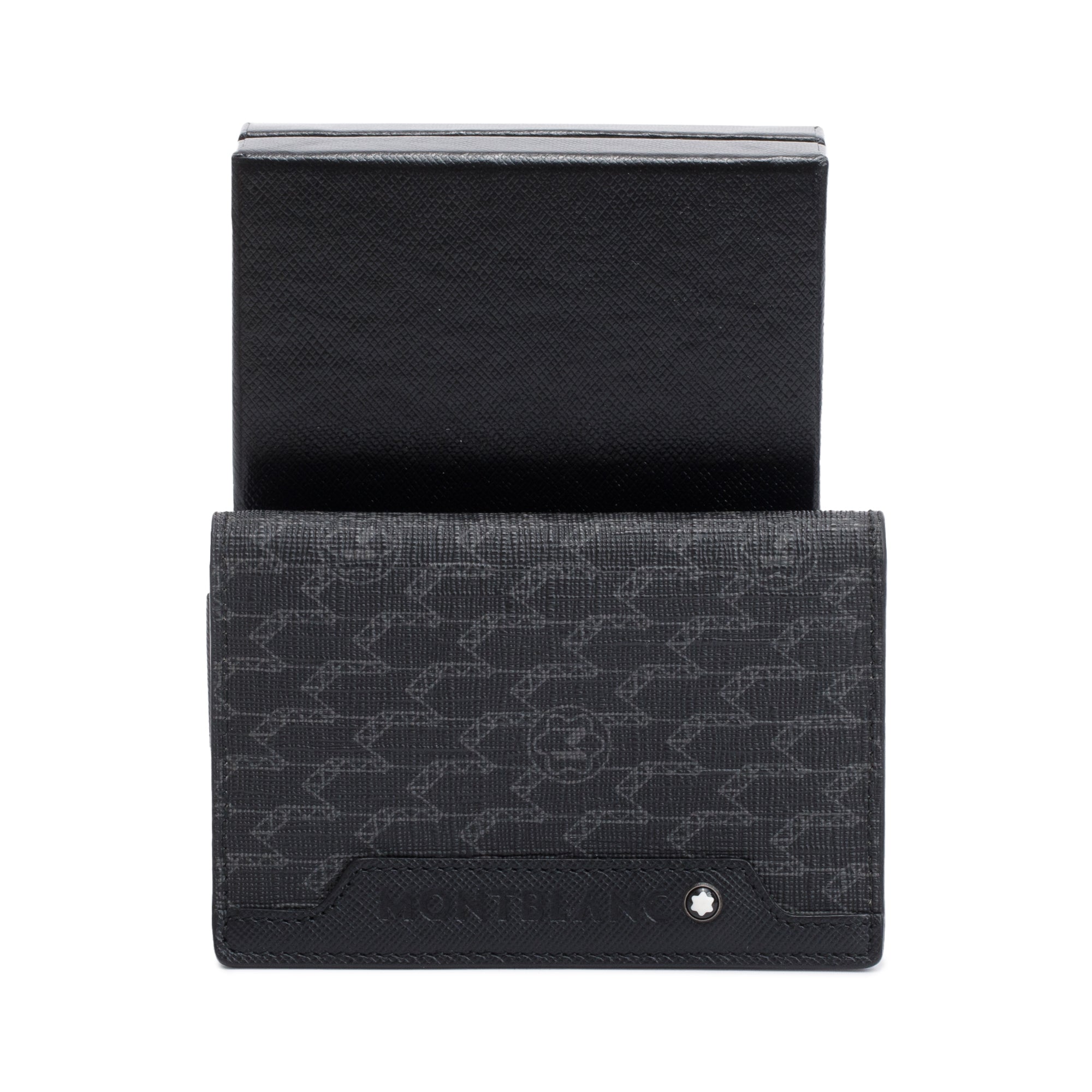 Montblanc Black Leather Passport Wallet