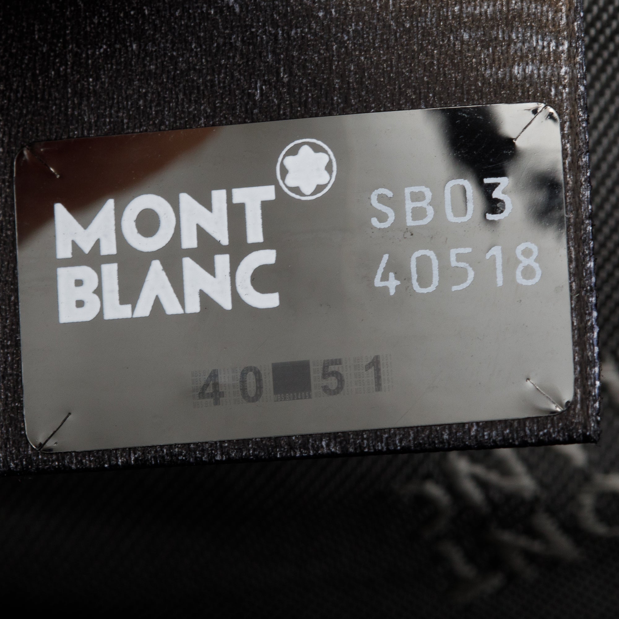 Montblanc Black Textured Leather 4810 Westside Messenger Bag
