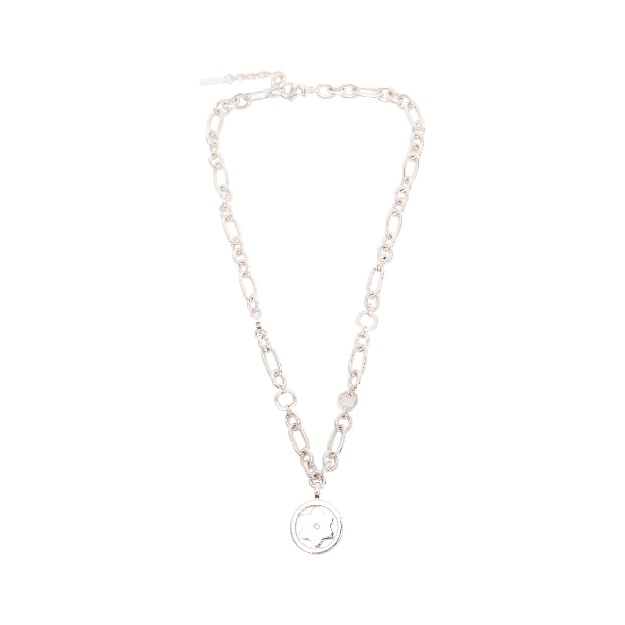 Montblanc Diamond Star Signet Pendant Necklace