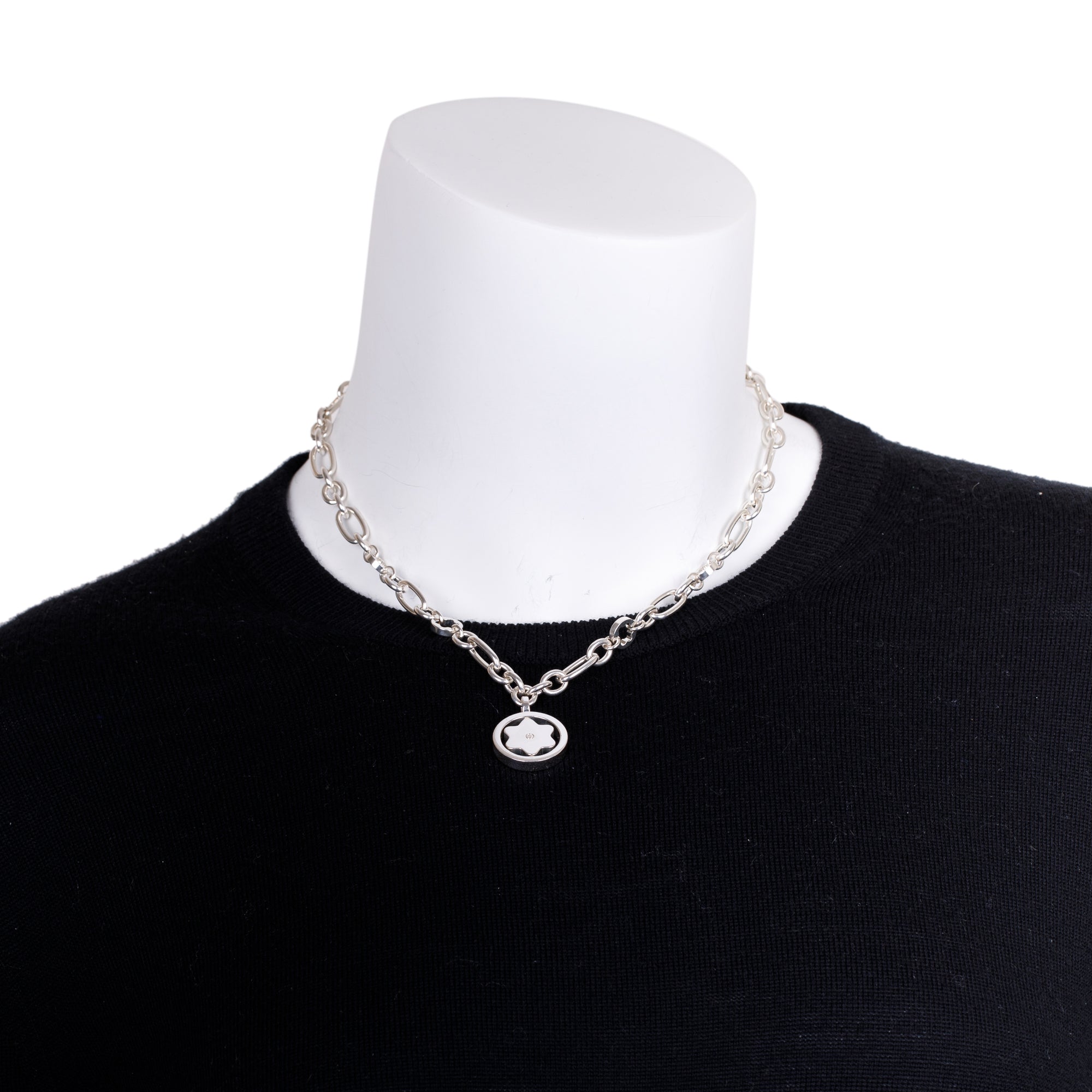 Montblanc Diamond Star Signet Pendant Necklace