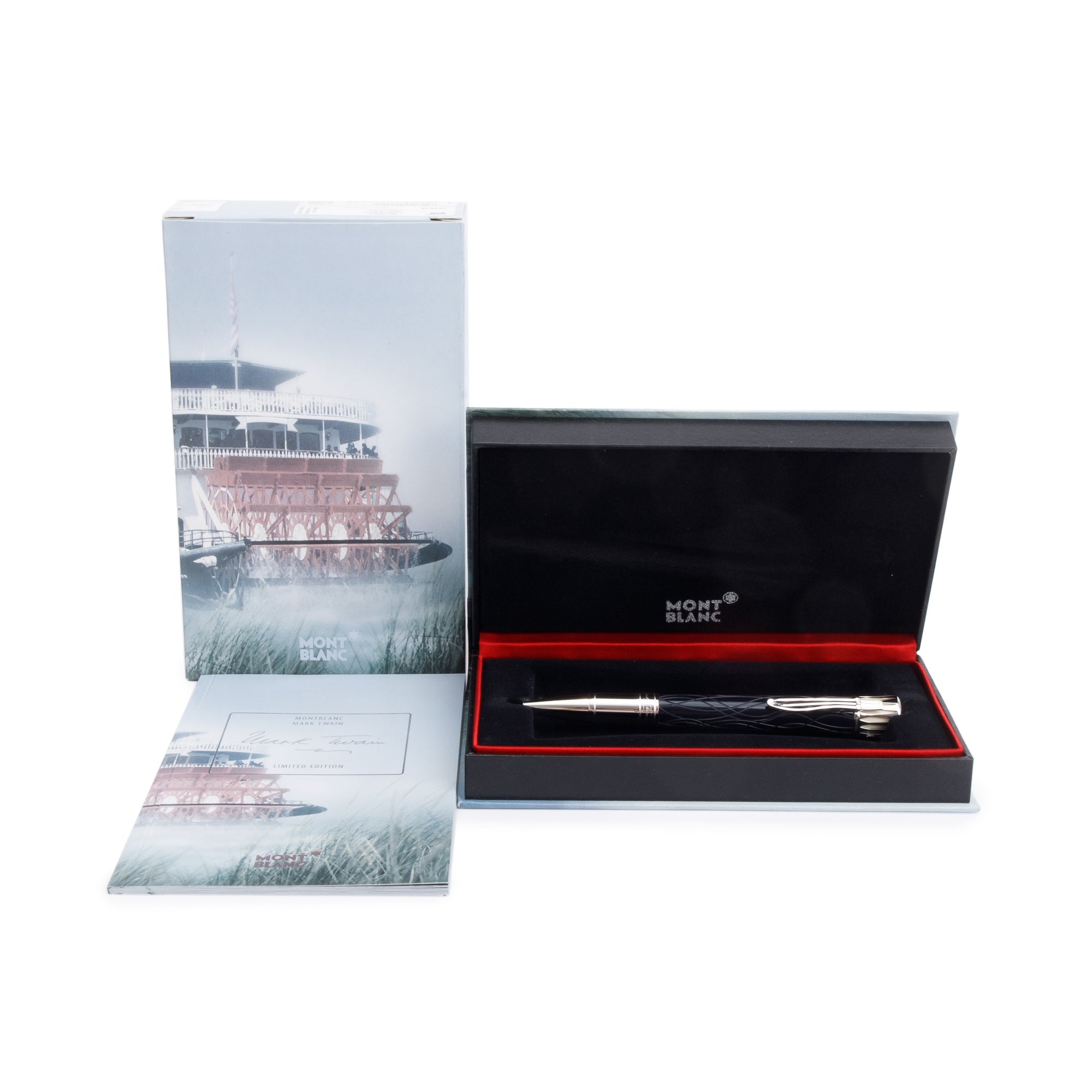 Montblanc Limited Edition Writer's Edition Mark Twain Ballpoint Pen w/ Box & Papers