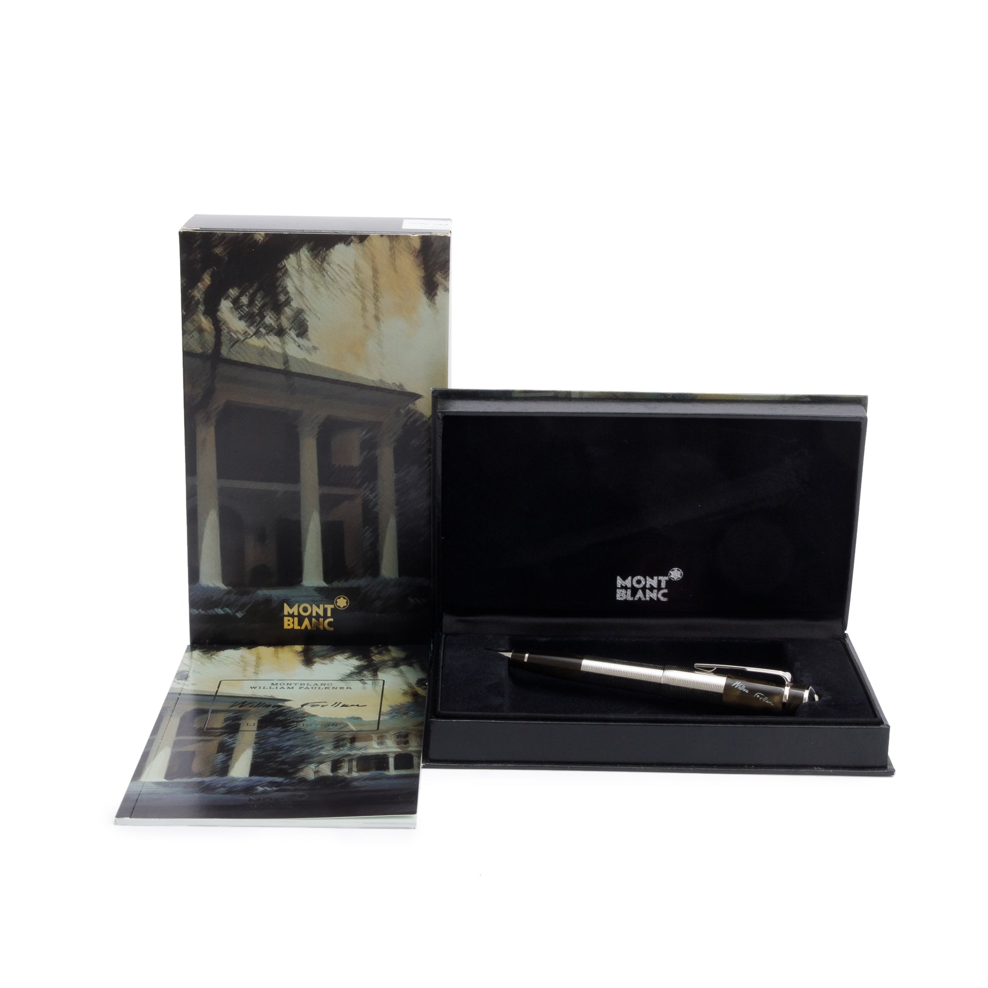 Montblanc Limited Edition Writer's Edition William Faulkner Ballpoint Pen w/ Box & Papers