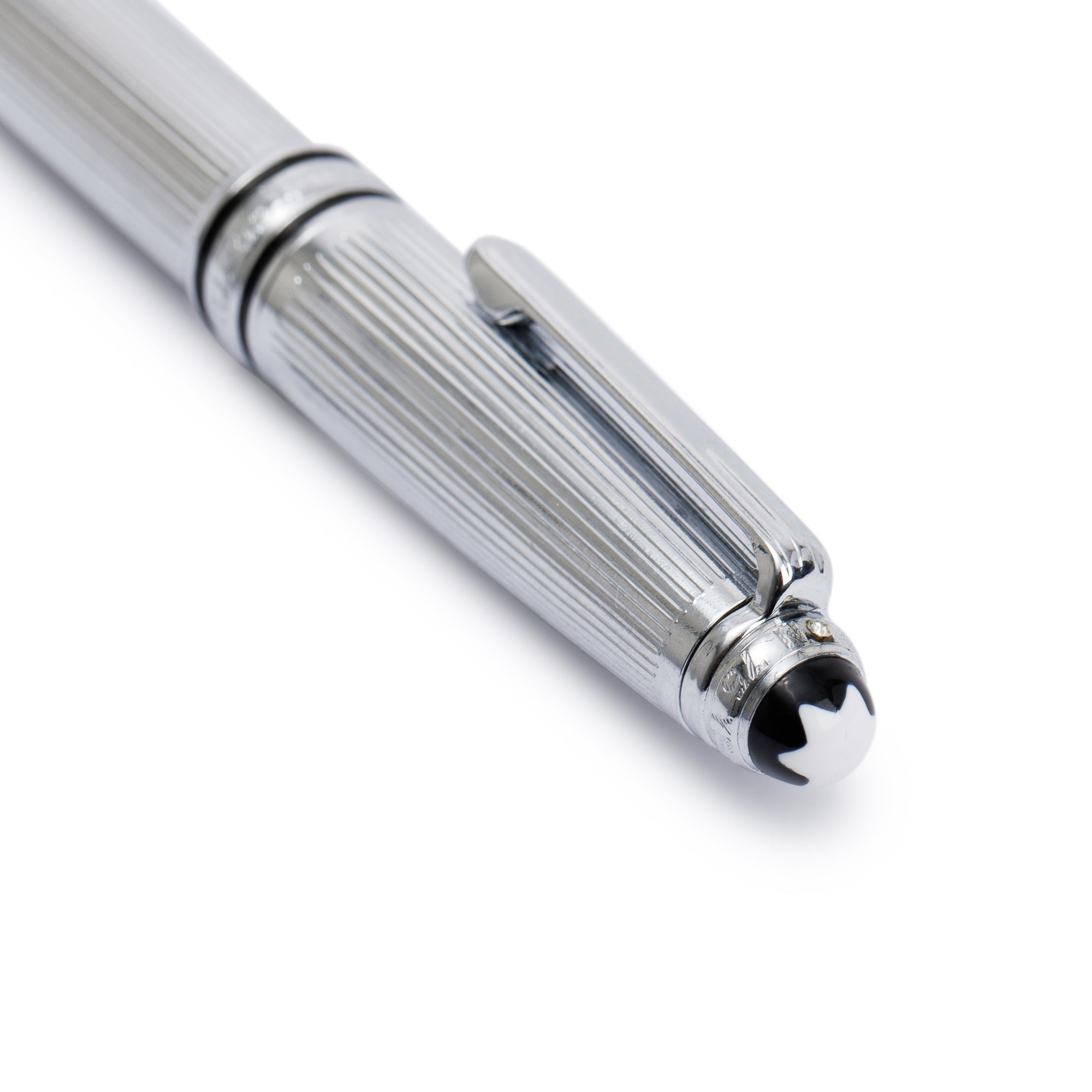 Montblanc Platinum Coated 75 Year Anniversary Special Edition Meisterstuck Ballpoint Pen, Small Size