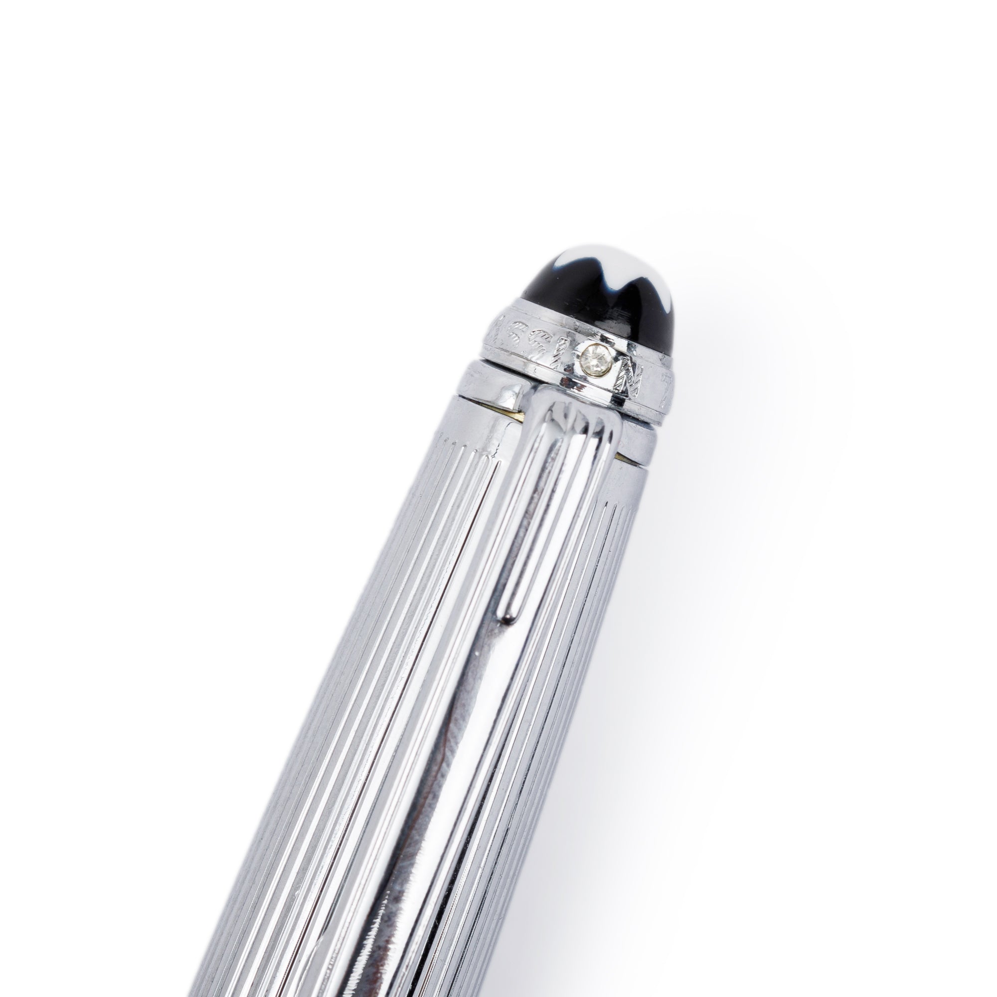 Montblanc Platinum Coated 75 Year Anniversary Special Edition Meisterstuck Ballpoint Pen, Small Size
