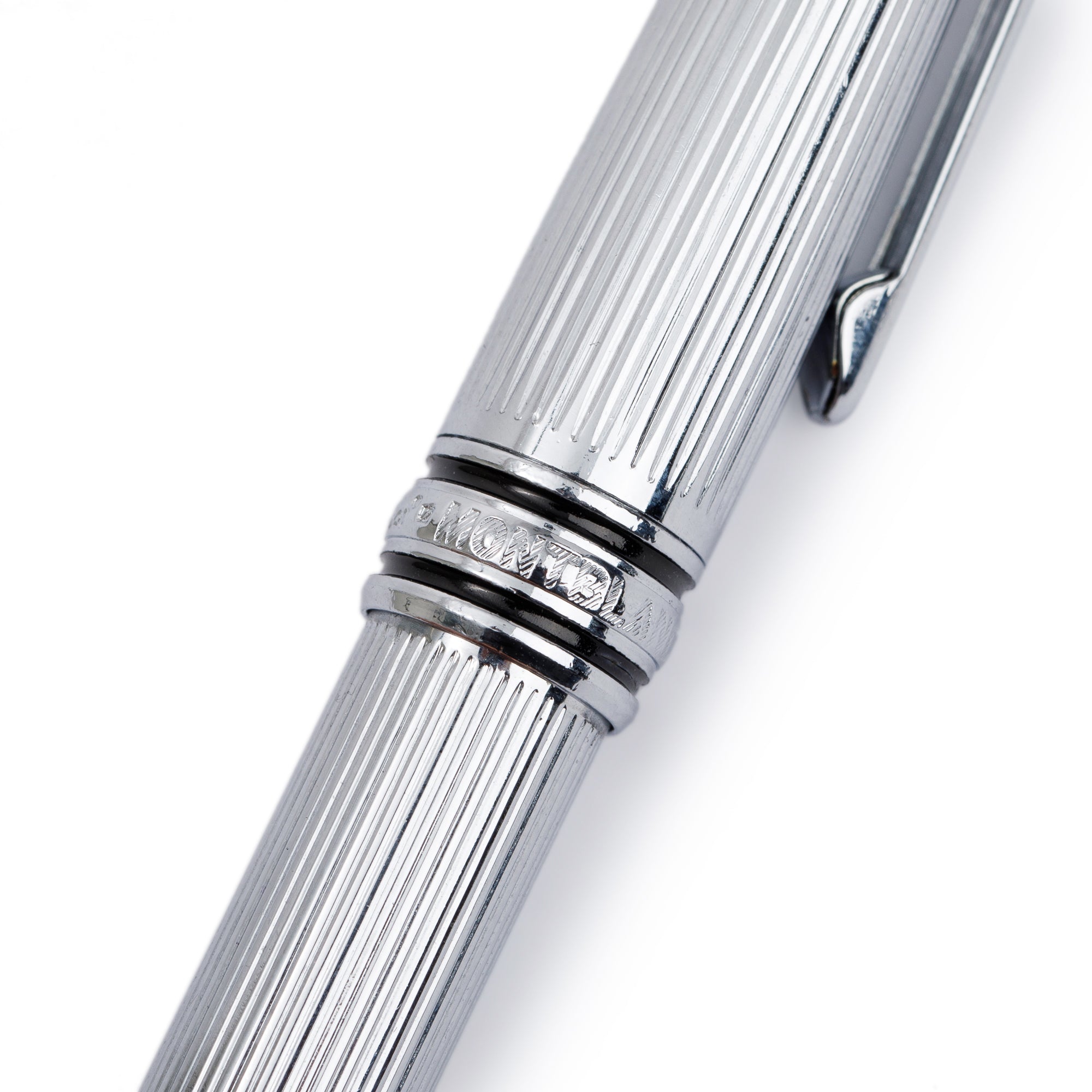 Montblanc Platinum Coated 75 Year Anniversary Special Edition Meisterstuck Ballpoint Pen, Small Size